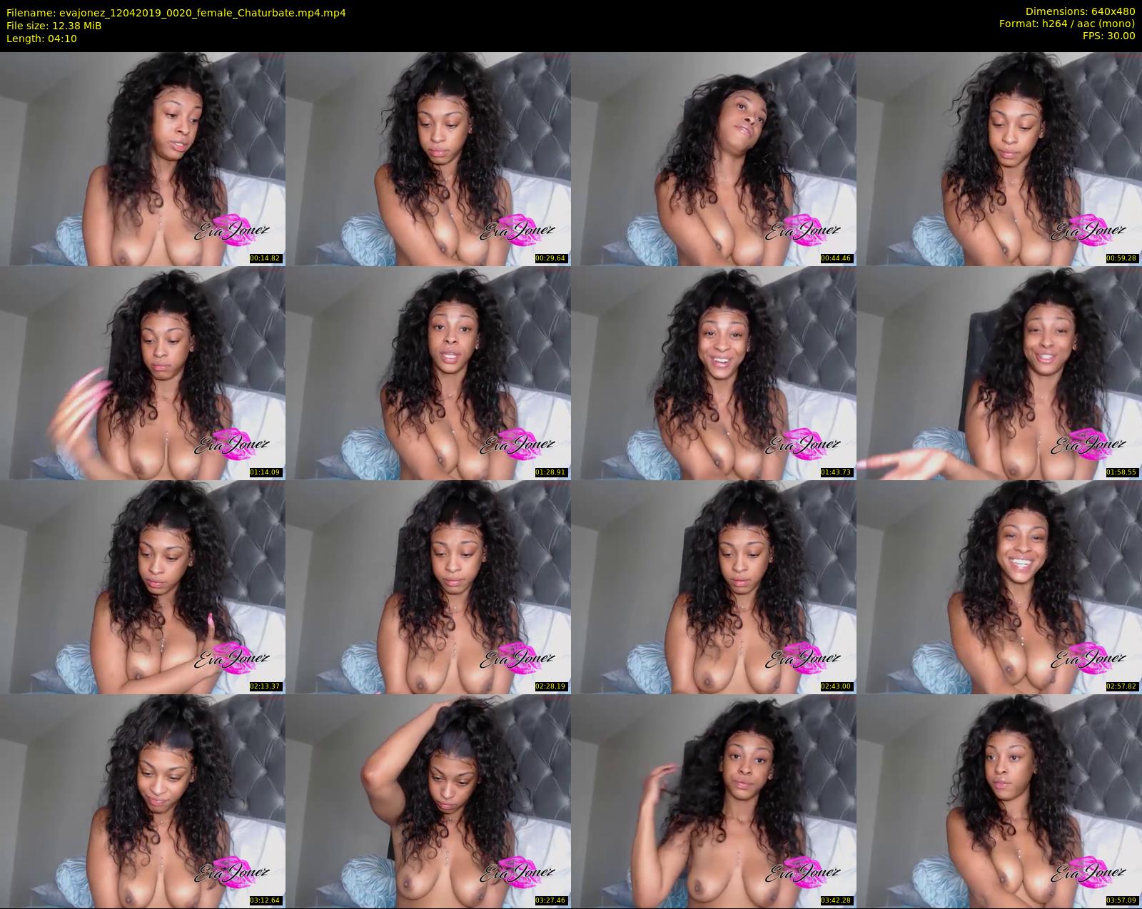 evajonez — 5 minute Chaturbate female cam show recording, 480p, Apr 12, 2019