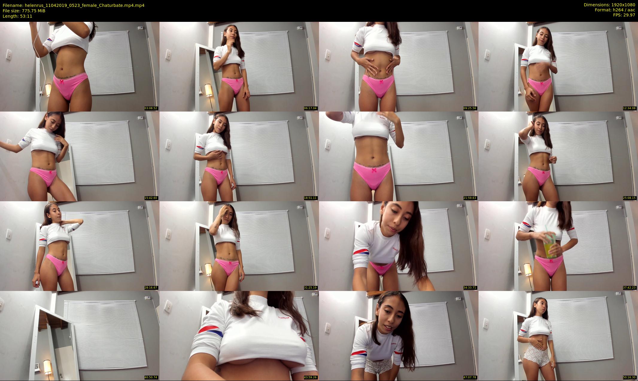 helenrus — 54 minute Chaturbate female cam show recording, 1080p, Apr 11, 2019