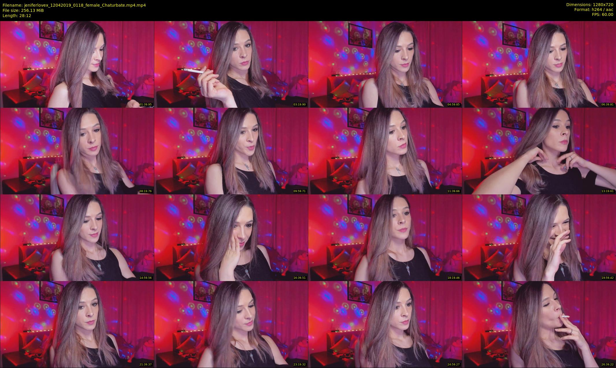 jeniferlovex — 29 minute Chaturbate female cam show recording, 720p, Apr 12, 2019