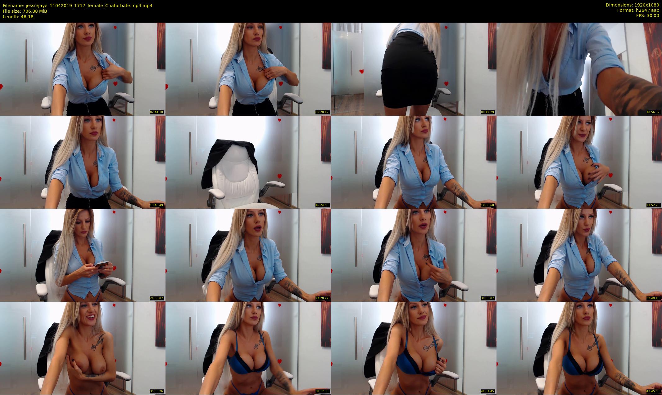 jessiejaye — 47 minute Chaturbate female cam show recording, 1080p, Apr 11, 2019