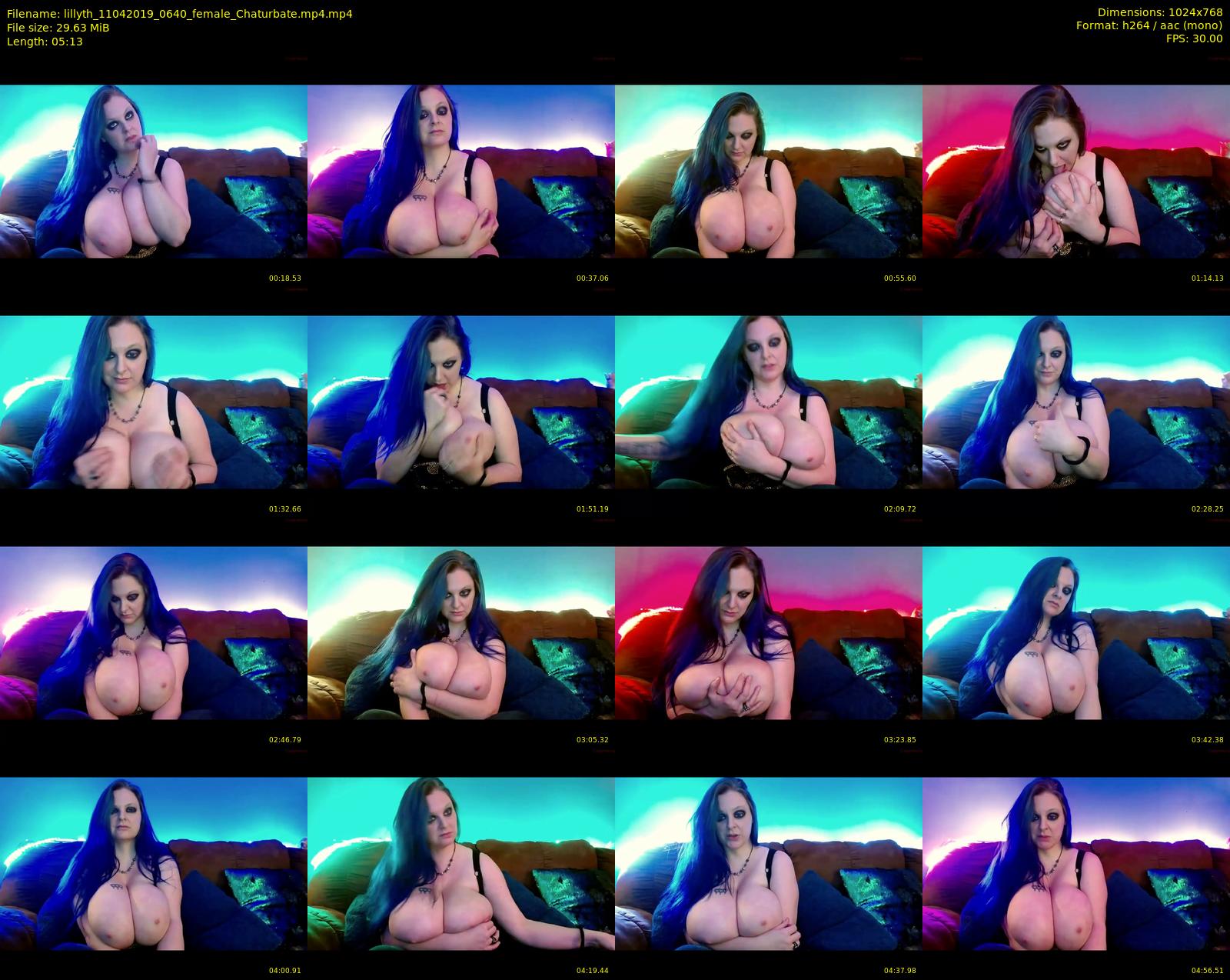 lillyth — 6 minute Chaturbate female cam show recording, 720p, Apr 11, 2019
