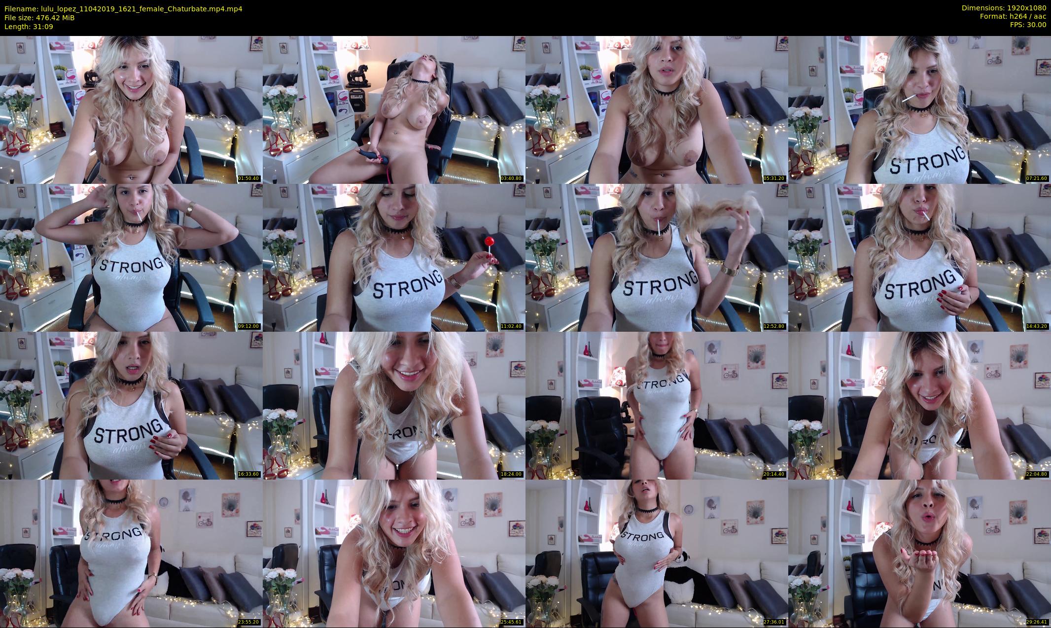 lulu_lopez — 32 minute Chaturbate female cam show recording, 1080p, Apr 11, 2019