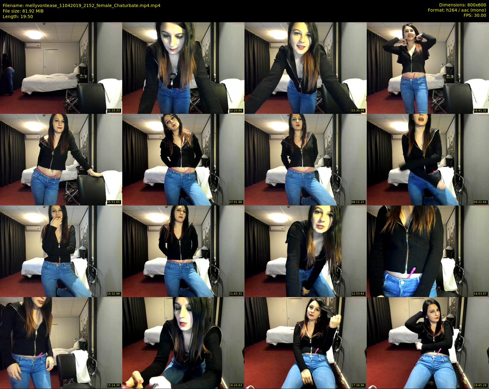 mellyvontease — 20 minute Chaturbate female cam show recording, 480p, Apr 11, 2019