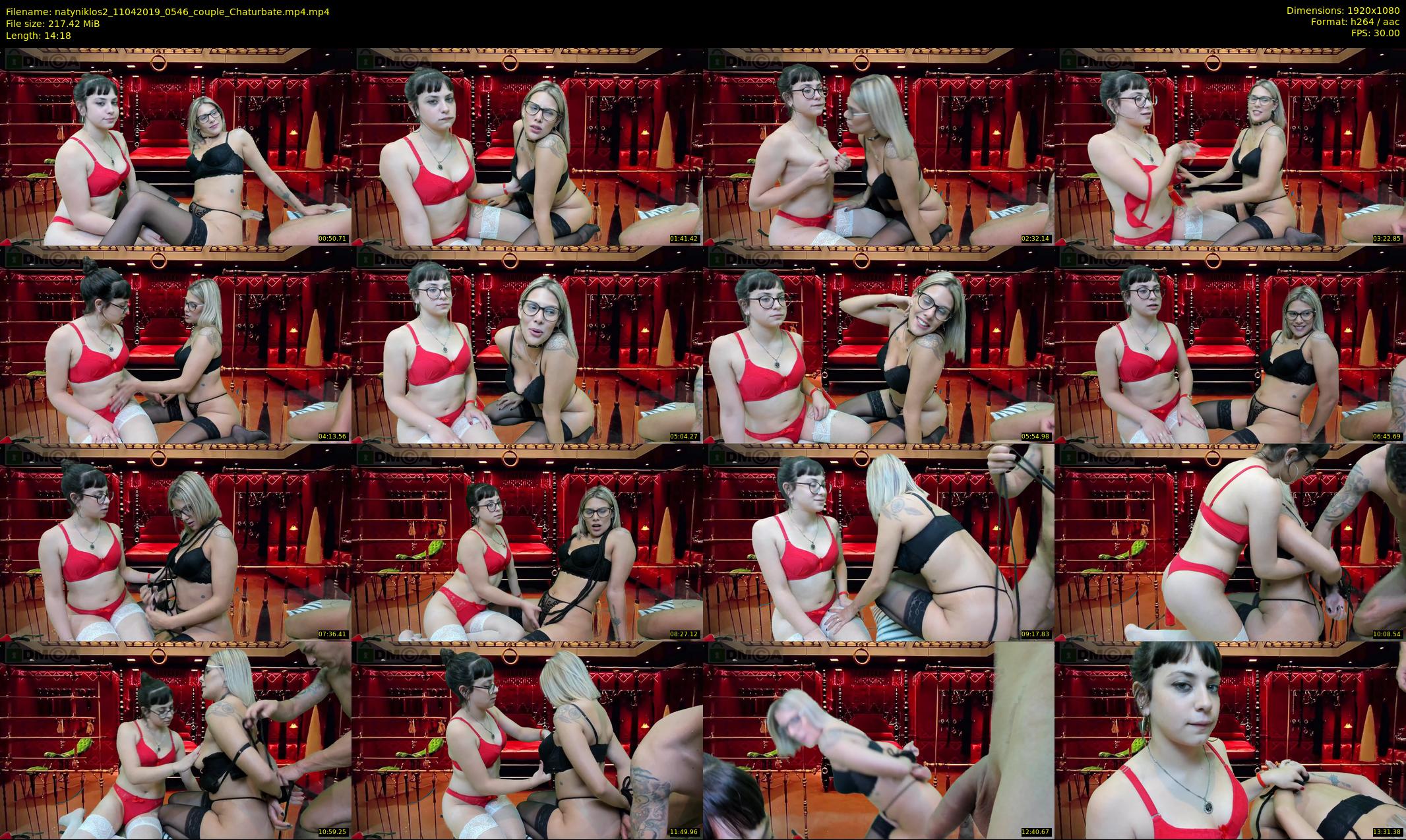natyniklos2 — 15 minute Chaturbate couple cam show recording, 1080p, Apr 11, 2019
