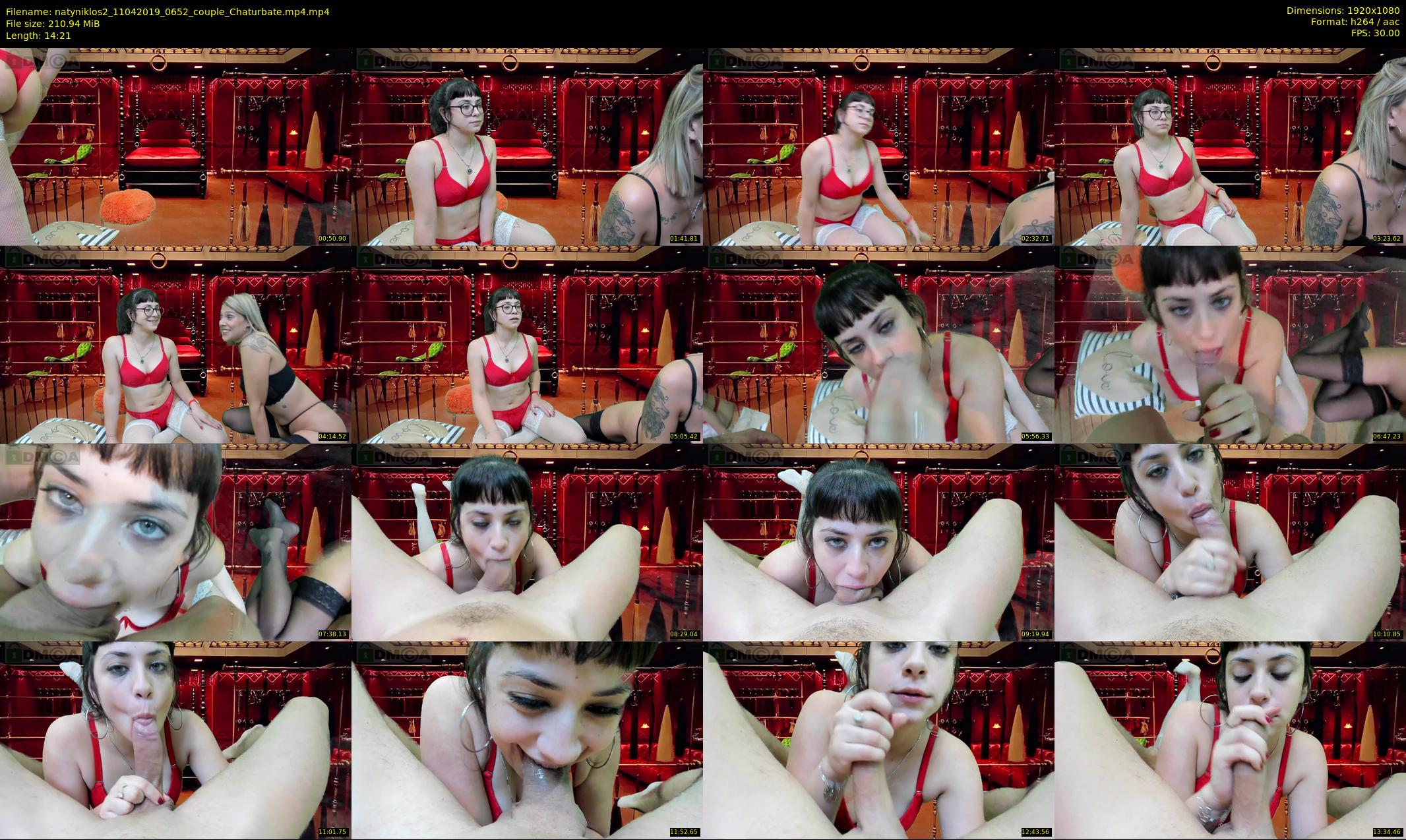 natyniklos2 — 15 minute Chaturbate couple cam show recording, 1080p, Apr 11, 2019