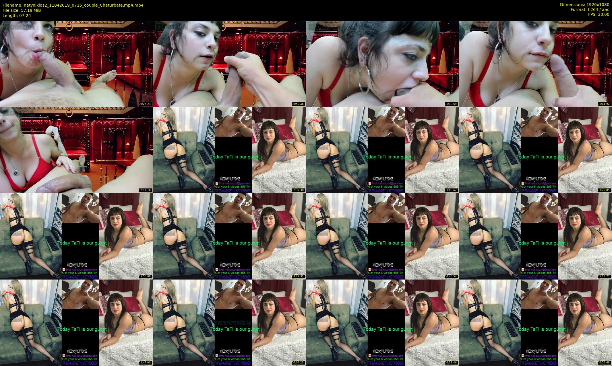 natyniklos2 — 8 minute Chaturbate couple cam show recording, 1080p, Apr 11, 2019