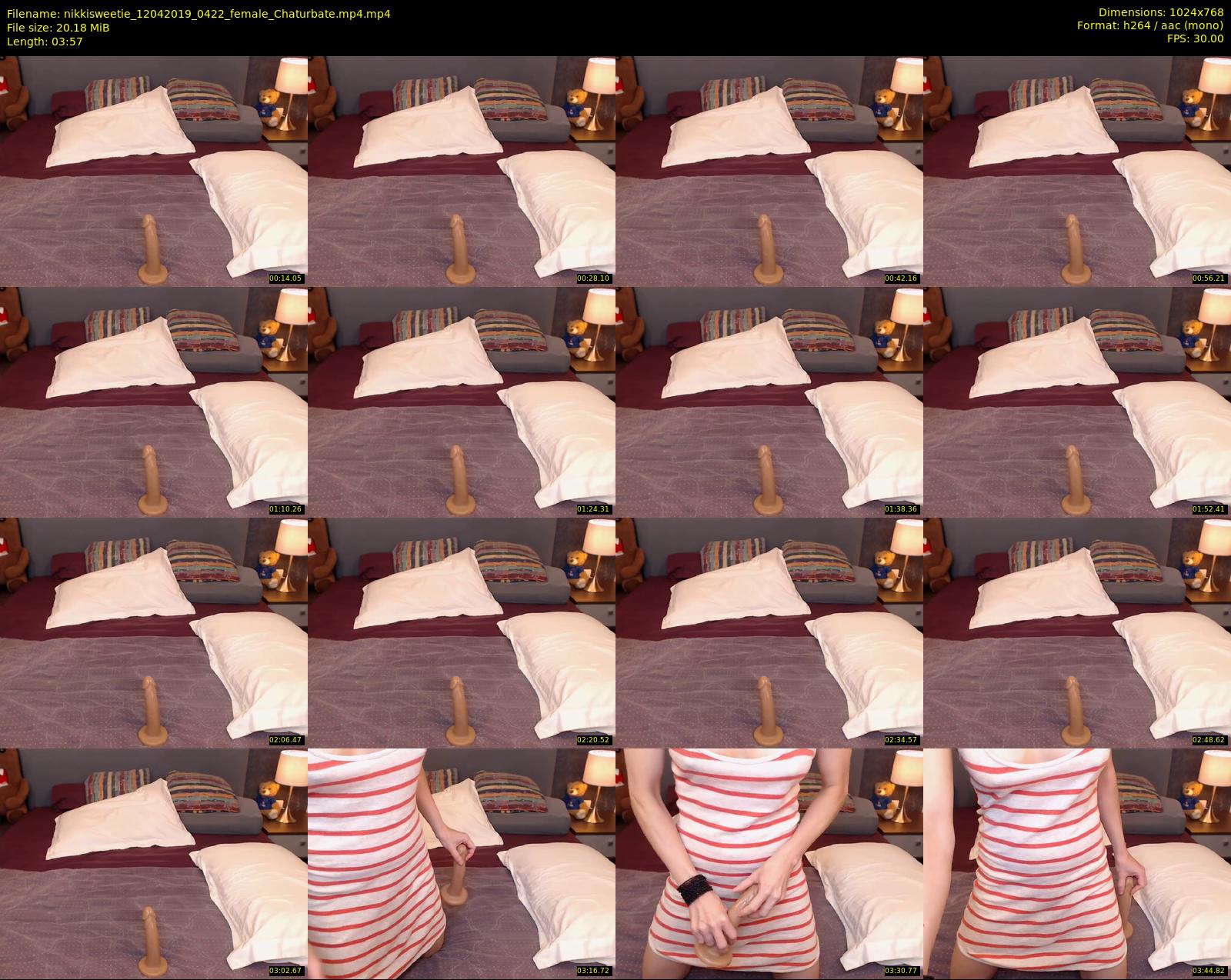 nikkisweetie — 4 minute Chaturbate female cam show recording, 720p, Apr 12, 2019