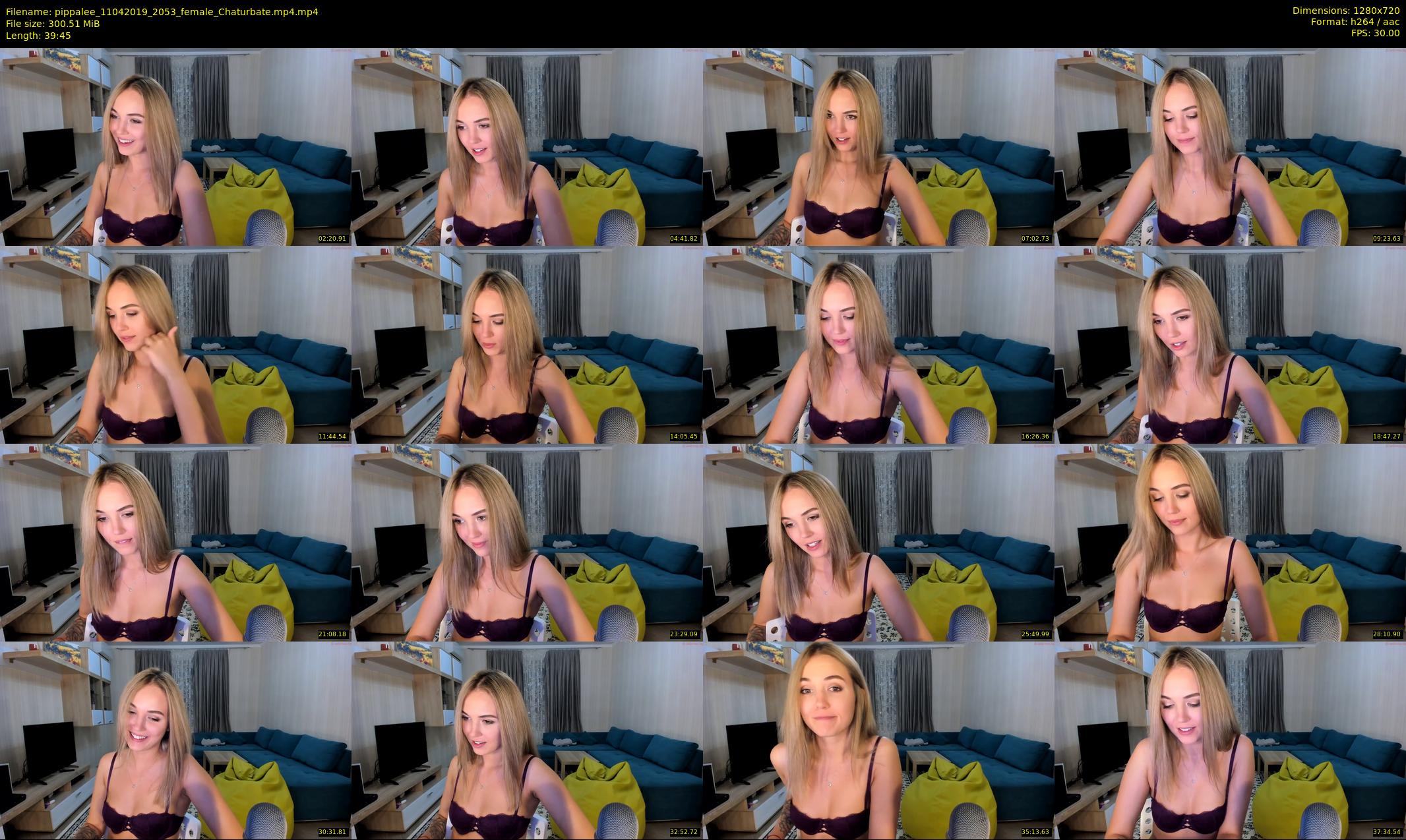 pippalee — 40 minute Chaturbate female cam show recording, 720p, Apr 11, 2019