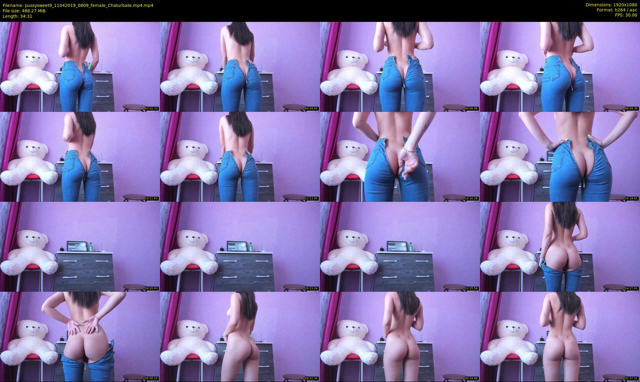 pussysweet9 — 35 minute Chaturbate female cam show recording, 1080p, Apr 11, 2019