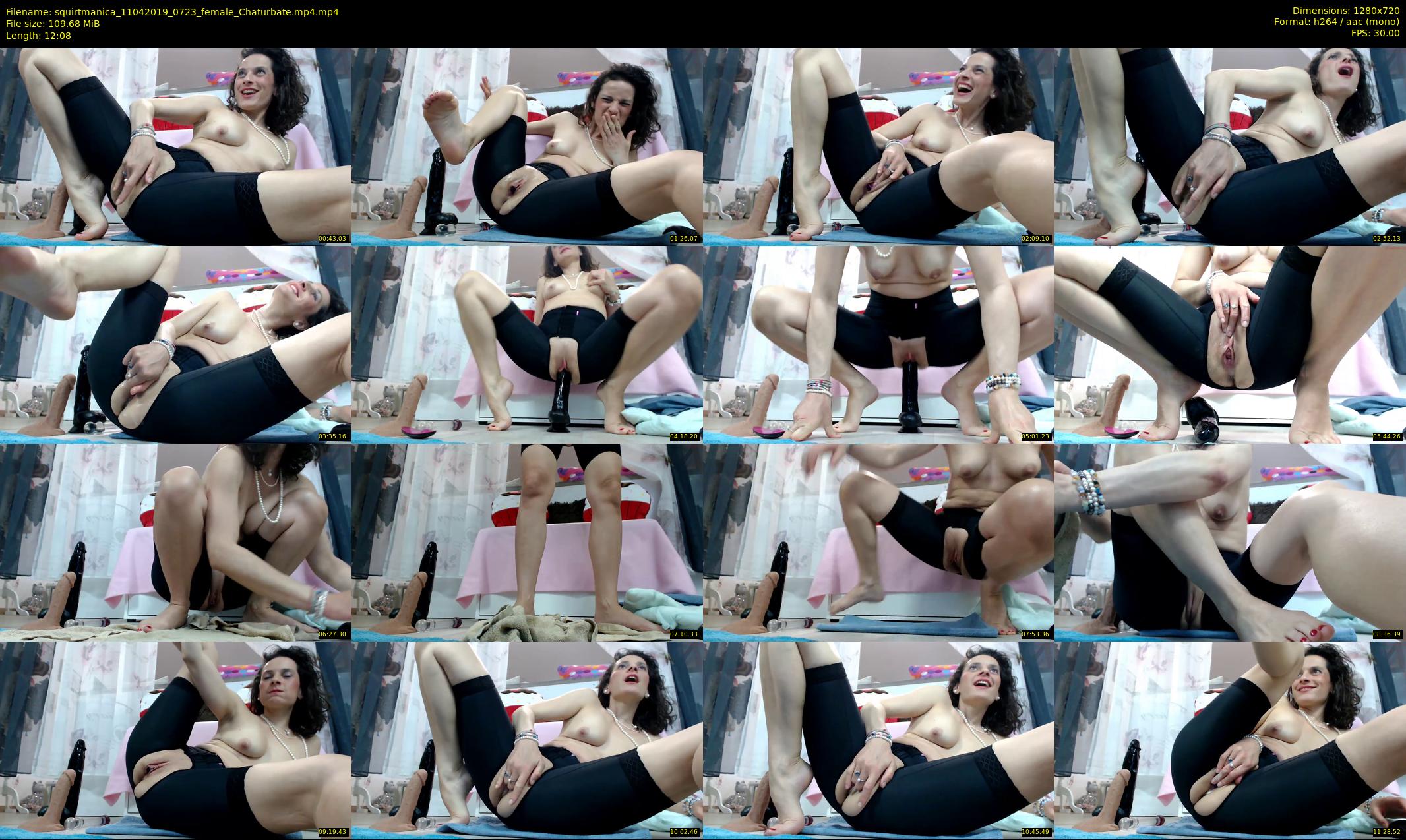squirtmanica — 13 minute Chaturbate female cam show recording, 720p, Apr 11, 2019