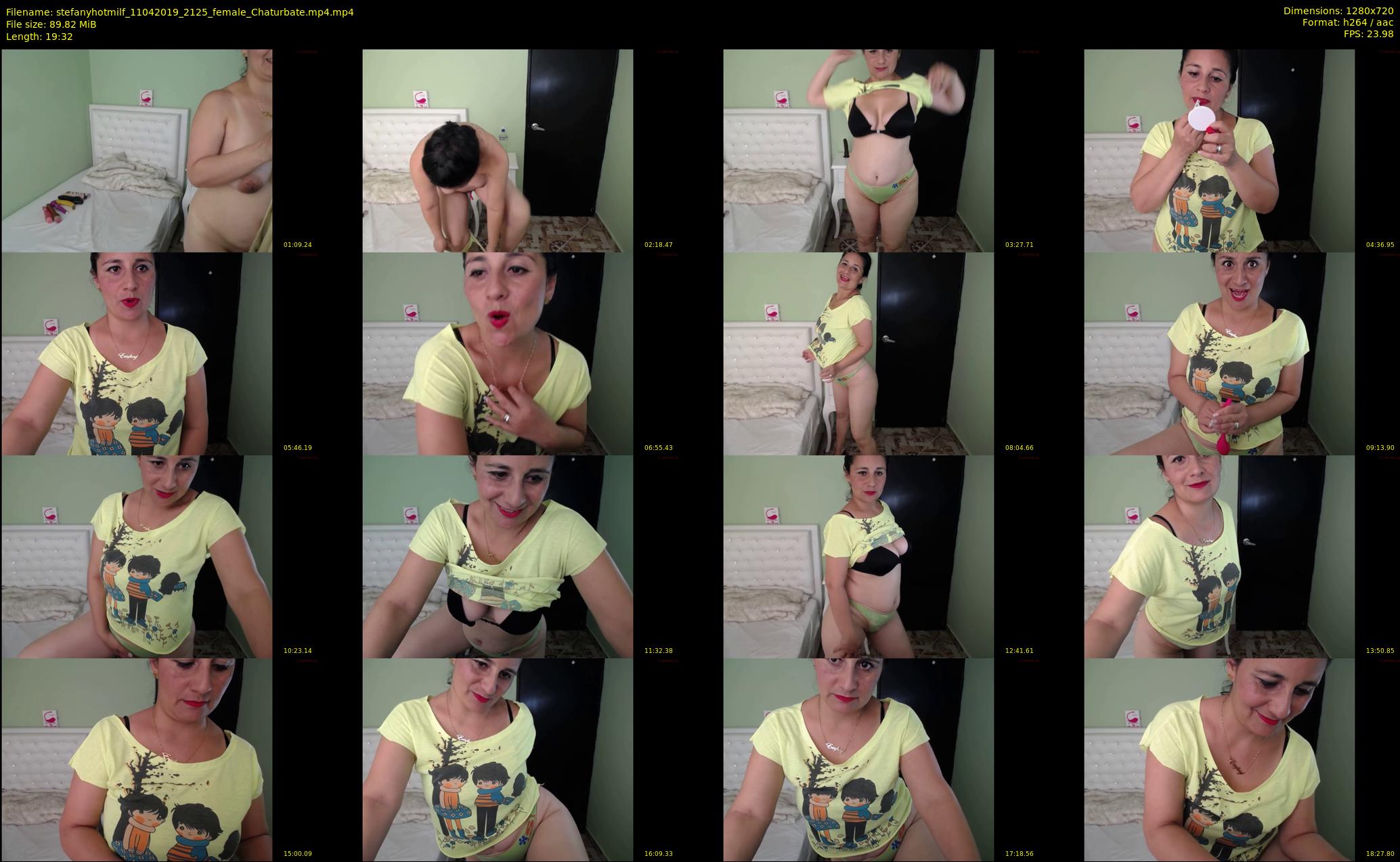 stefanyhotmilf — 20 minute Chaturbate female cam show recording, 720p, Apr 11, 2019