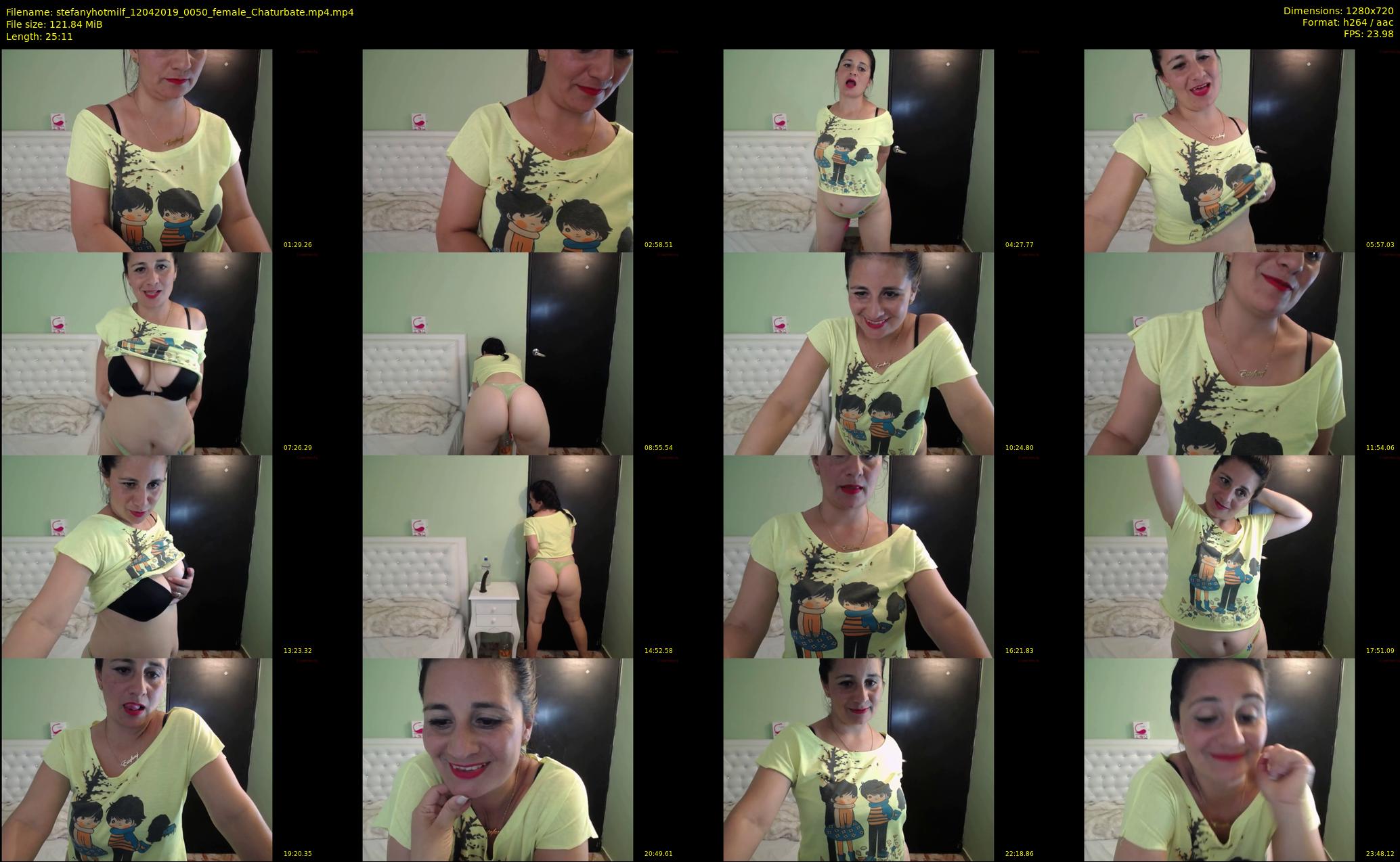 stefanyhotmilf — 26 minute Chaturbate female cam show recording, 720p, Apr 12, 2019