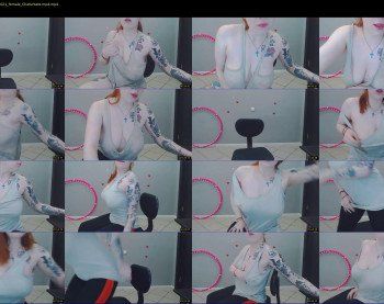 temptingfox — 55 minute Chaturbate female cam show recording, 480p, Apr 11, 2019