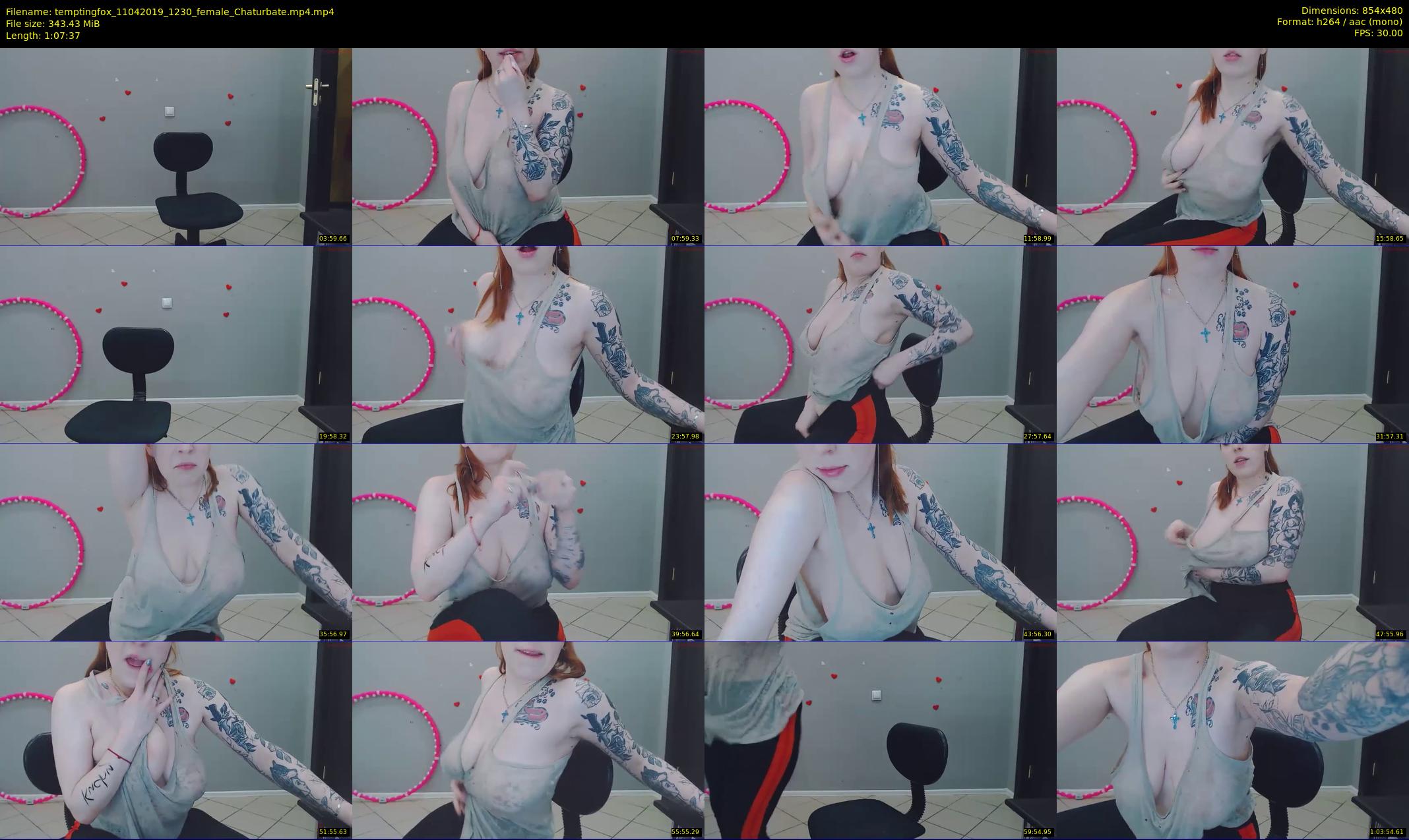 temptingfox — 68 minute Chaturbate female cam show recording, 480p, Apr 11, 2019