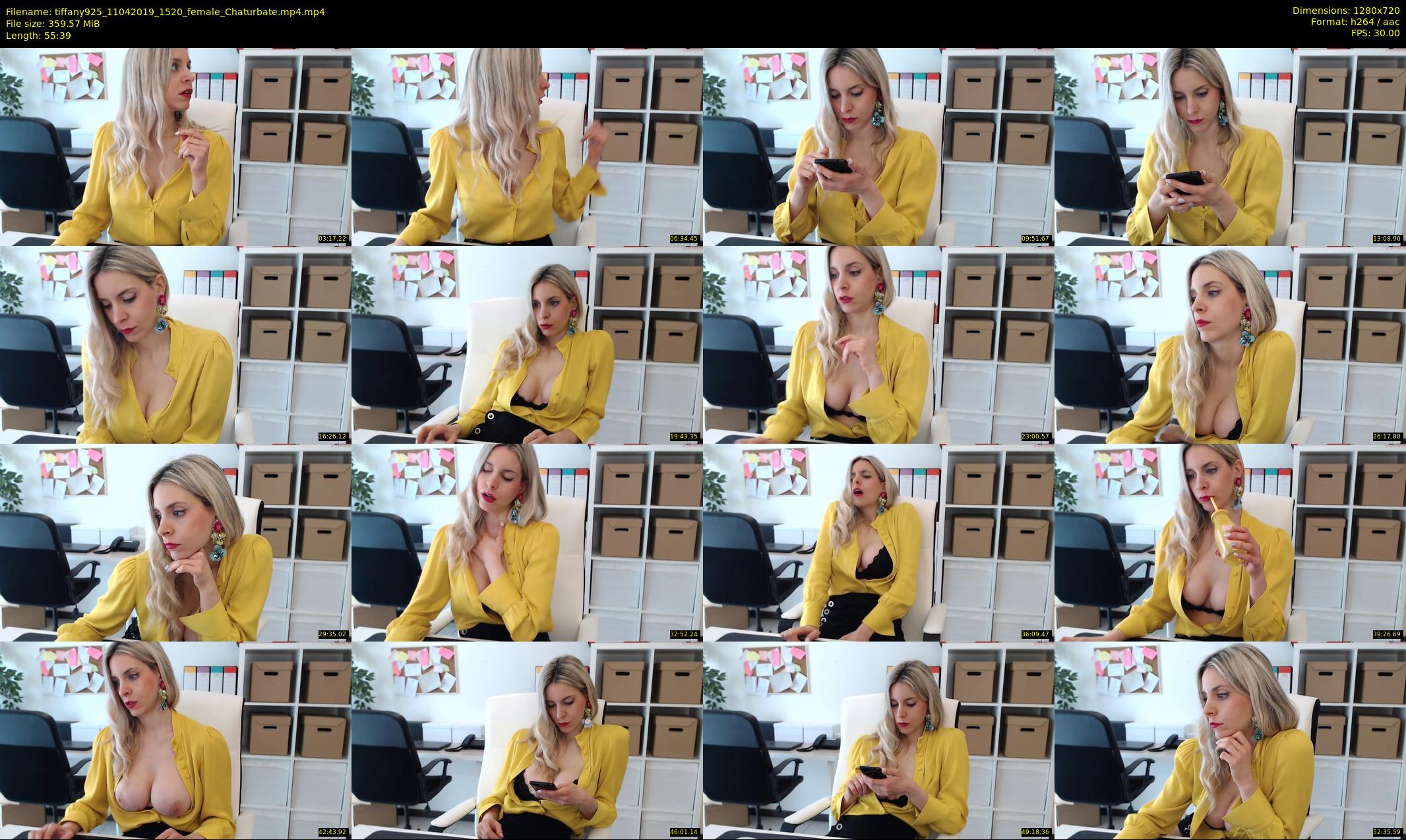 tiffany925 — 56 minute Chaturbate female cam show recording, 720p, Apr 11, 2019