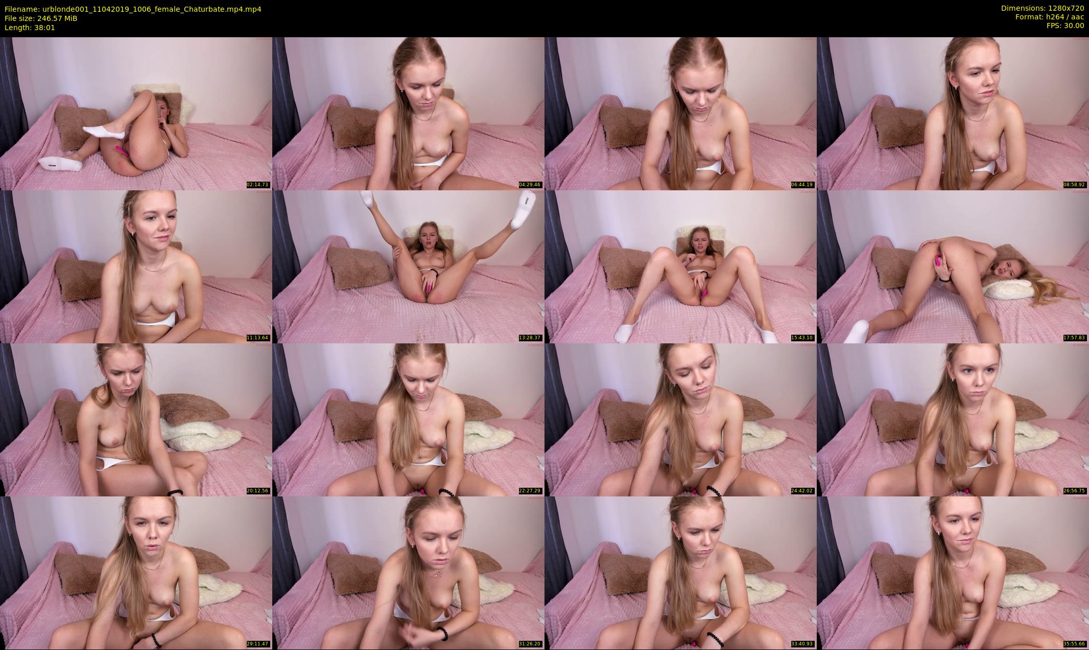 urblonde001 — 39 minute Chaturbate female cam show recording, 720p, Apr 11, 2019