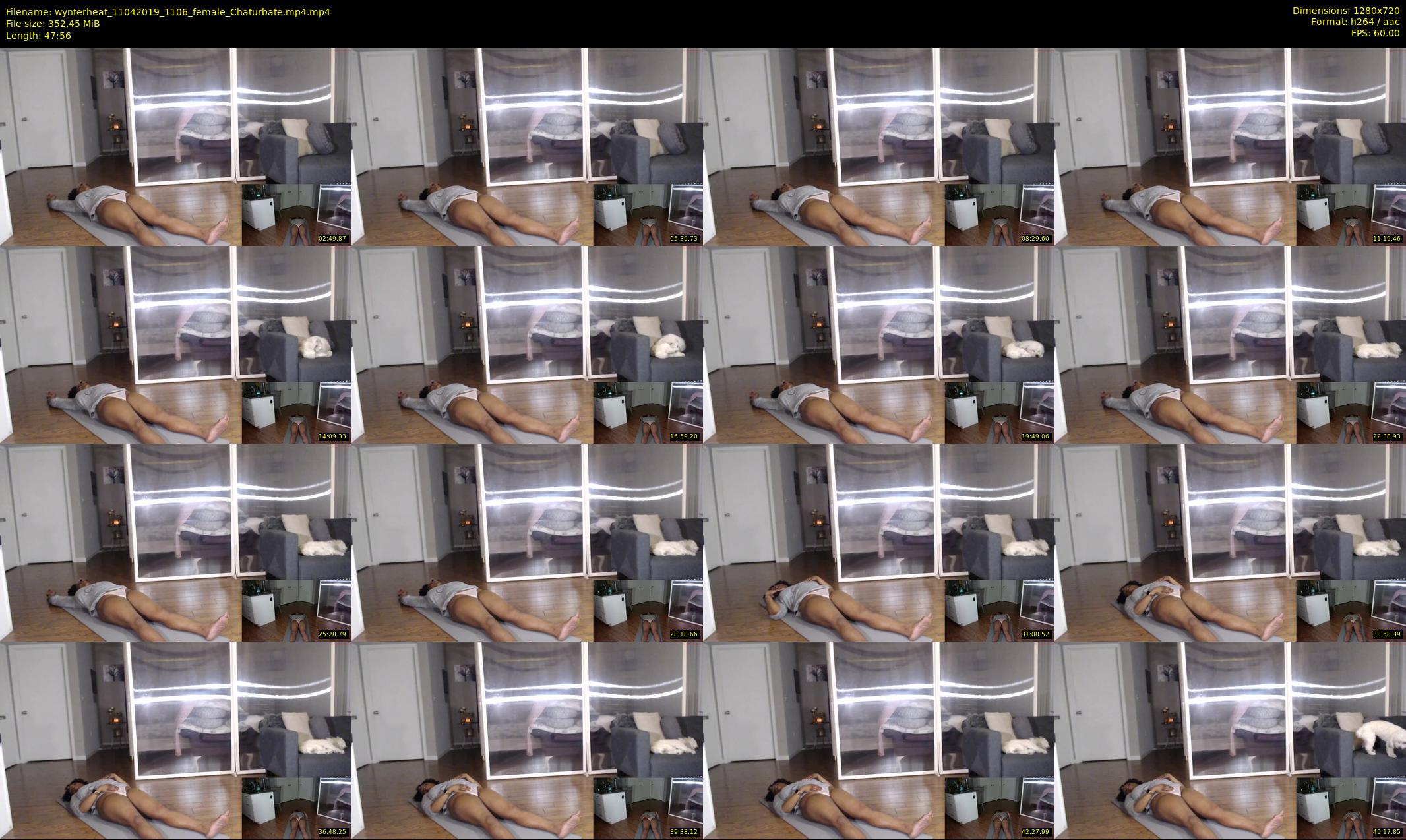 wynterheat — 48 minute Chaturbate female cam show recording, 720p, Apr 11, 2019