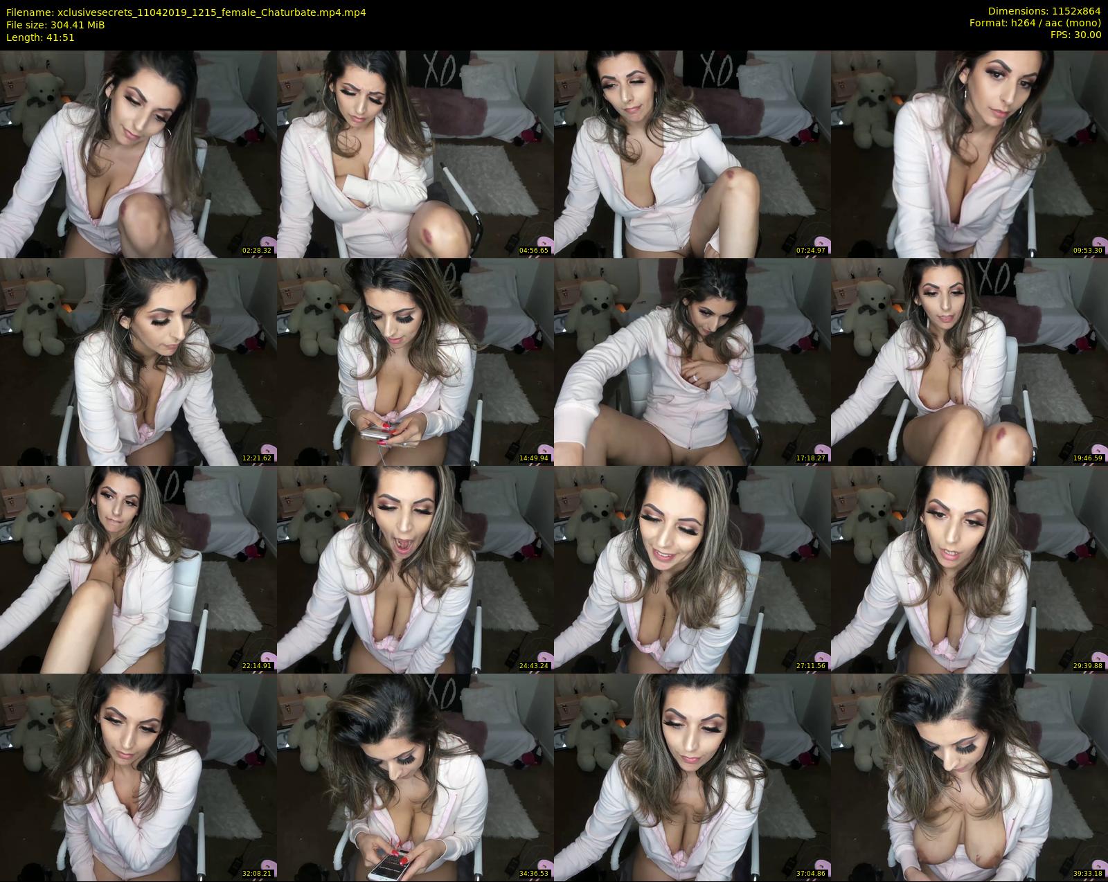 xclusivesecrets — 42 minute Chaturbate female cam show recording, 720p, Apr 11, 2019