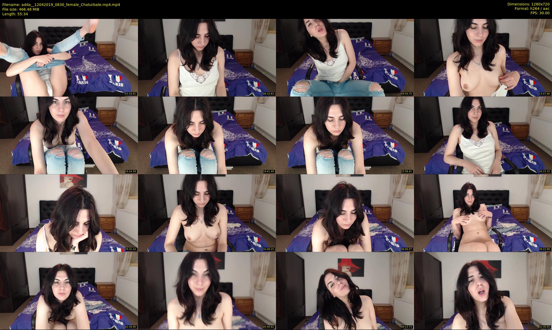 adda_ — 56 minute Chaturbate female cam show recording, 720p, Apr 12, 2019
