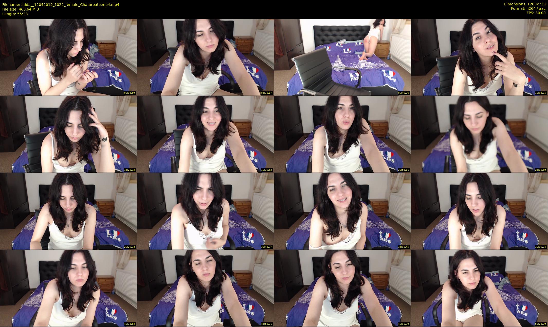 adda_ — 56 minute Chaturbate female cam show recording, 720p, Apr 12, 2019