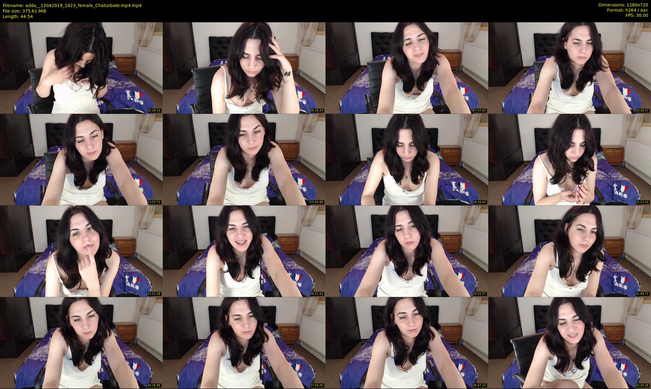 adda_ — 45 minute Chaturbate female cam show recording, 720p, Apr 12, 2019