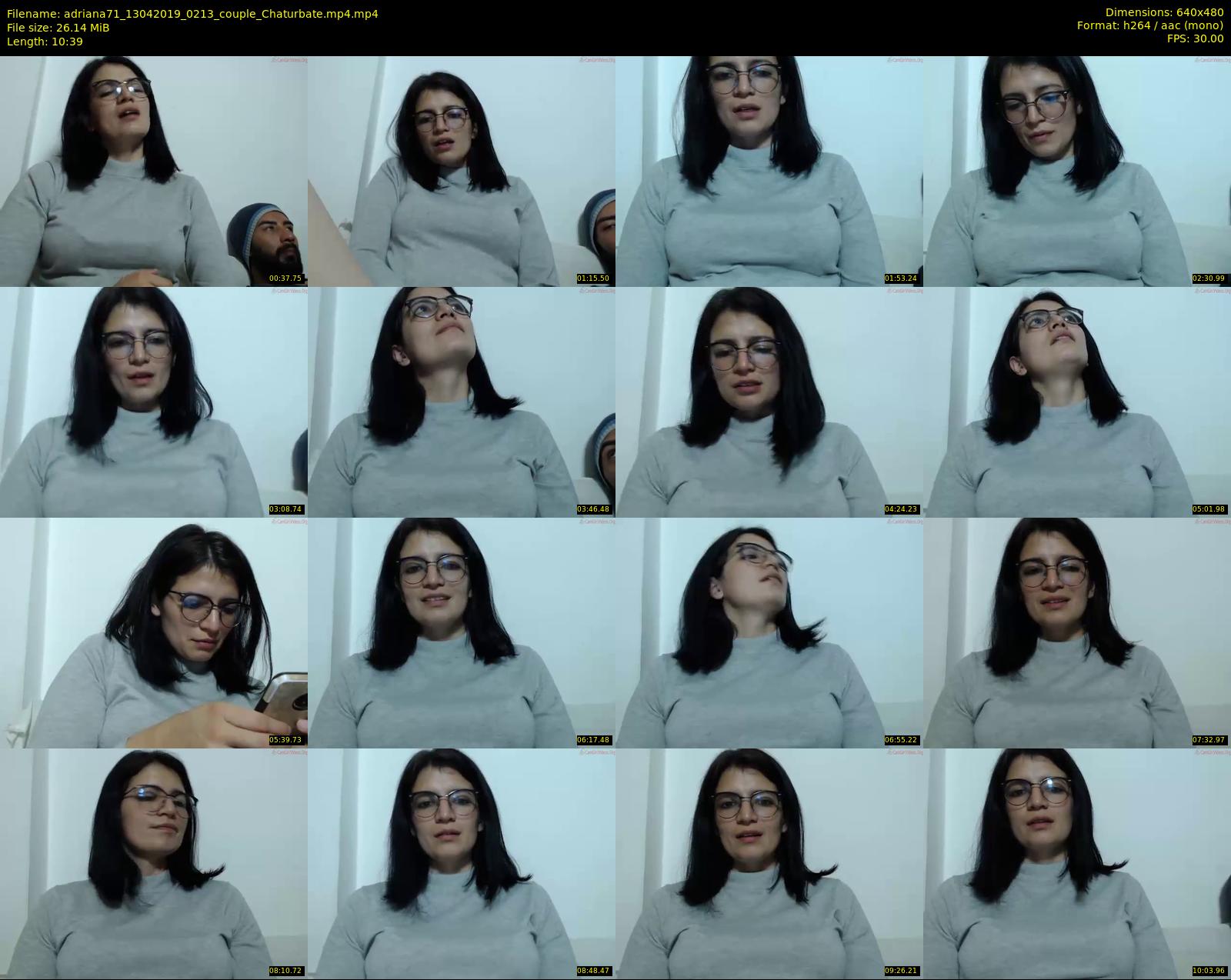adriana71 — 11 minute Chaturbate couple cam show recording, 480p, Apr 13, 2019