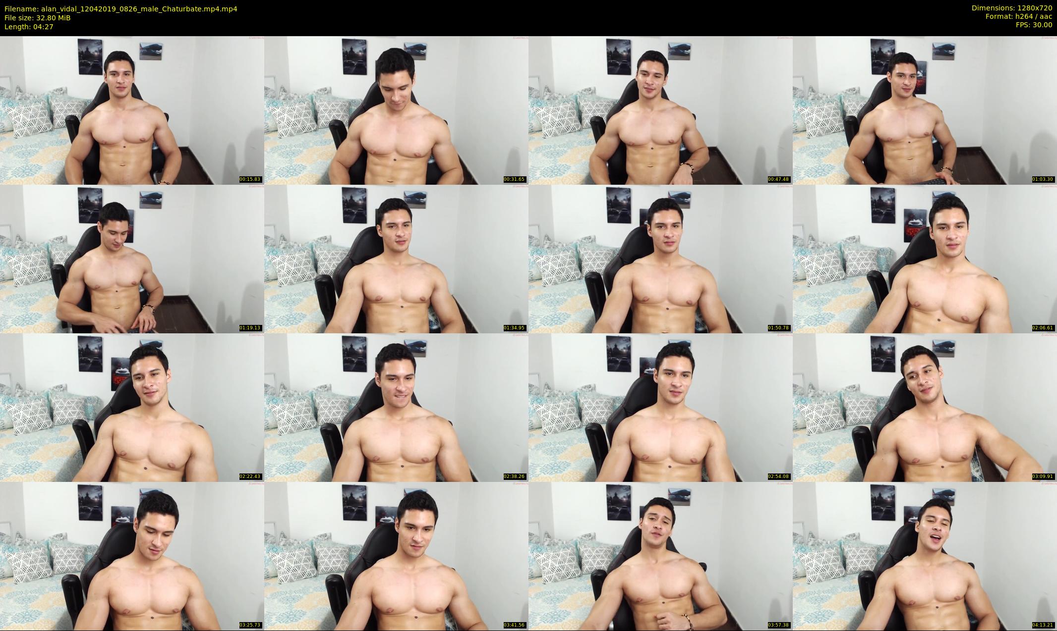 alan_vidal — 5 minute Chaturbate male cam show recording, 720p, Apr 12, 2019