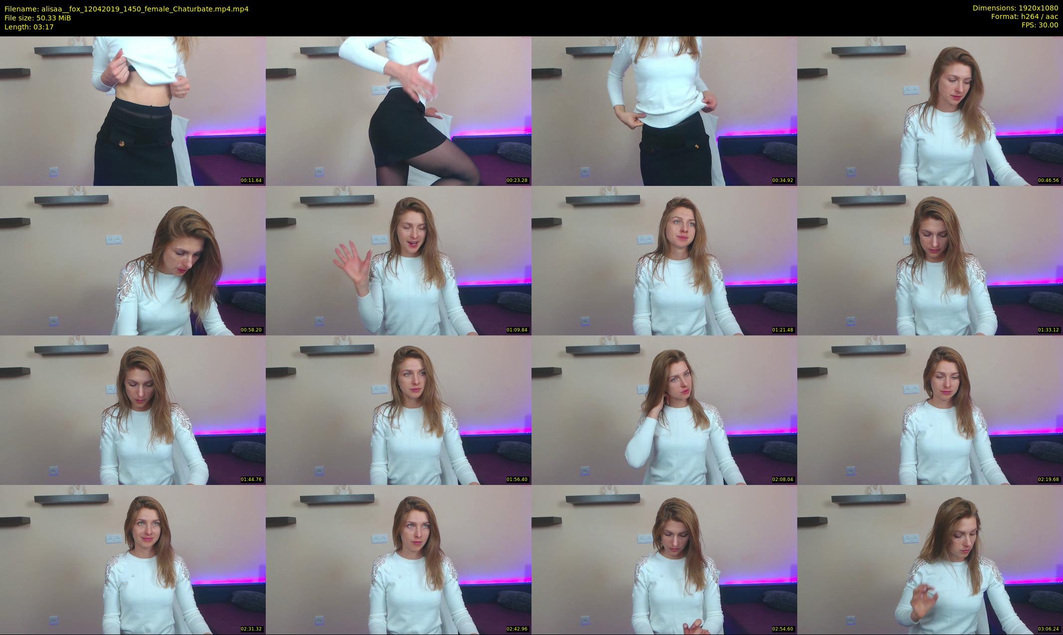alisaa__fox — 4 minute Chaturbate female cam show recording, 1080p, Apr 12, 2019