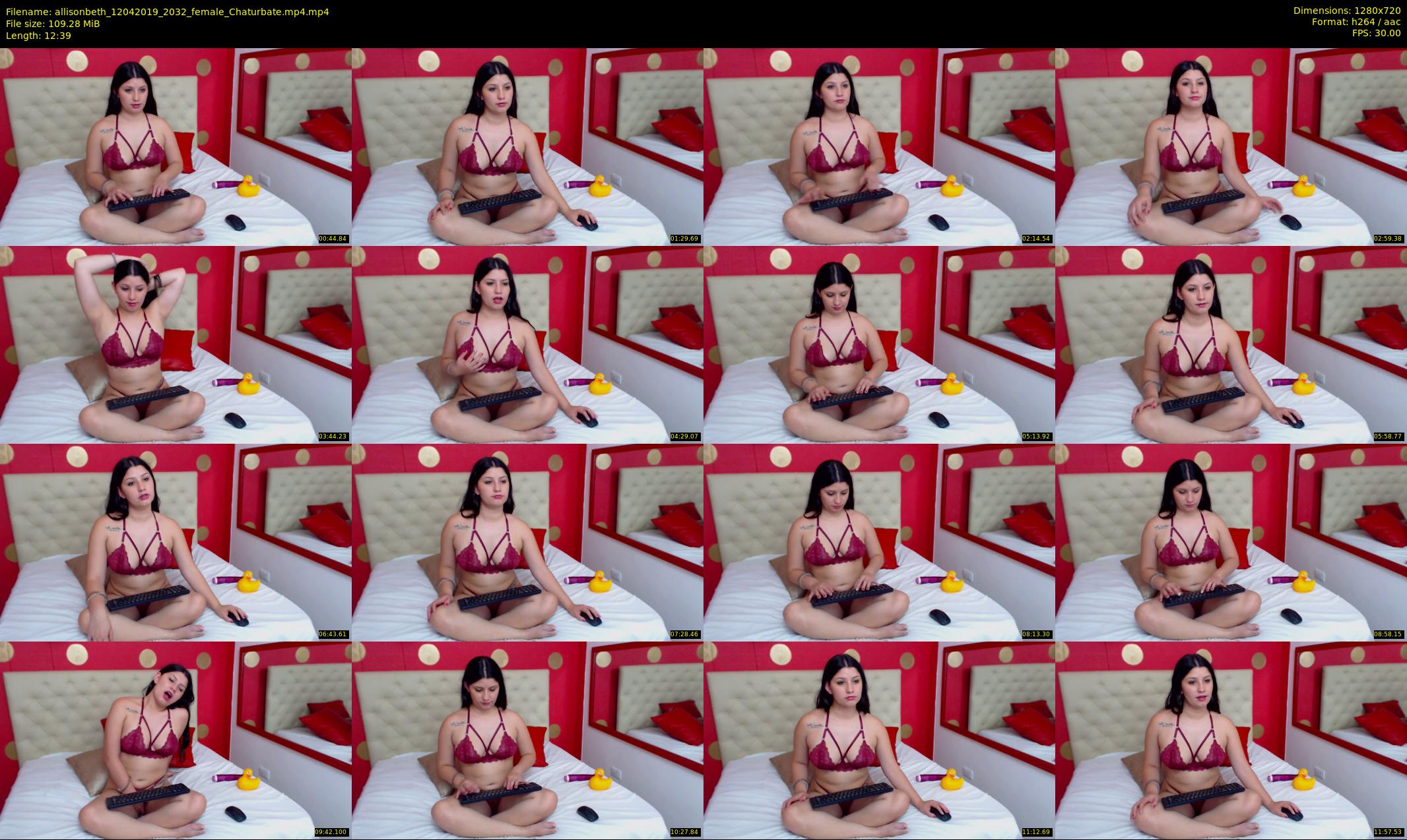 allisonbeth — 13 minute Chaturbate female cam show recording, 720p, Apr 12, 2019