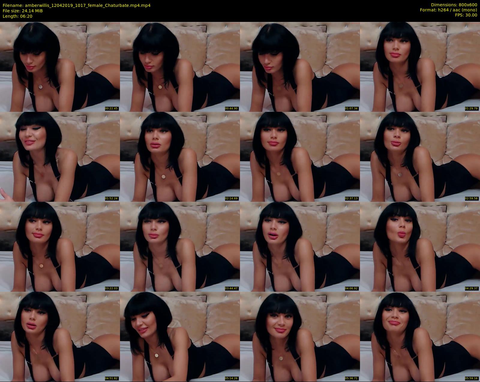 amberwillis — 7 minute Chaturbate female cam show recording, 480p, Apr 12, 2019