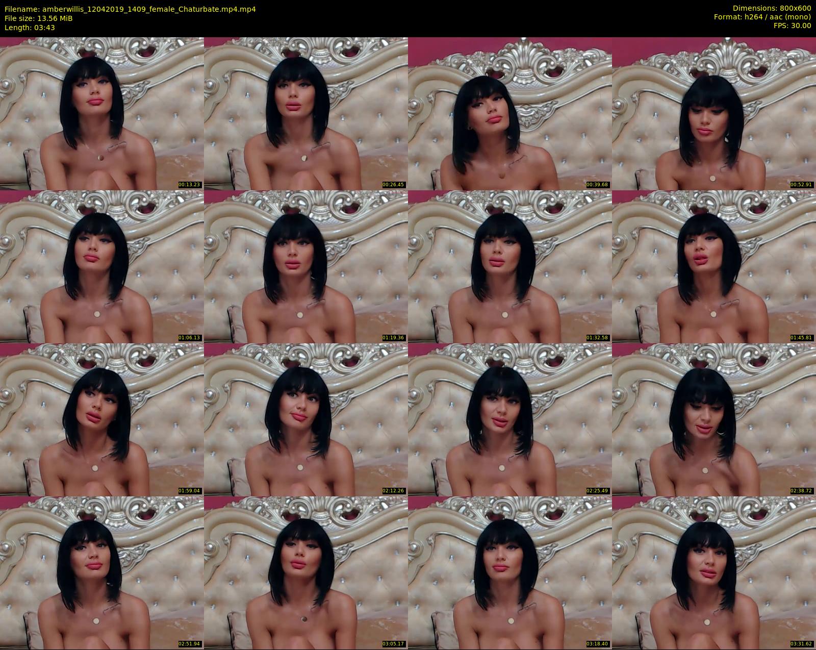 amberwillis — 4 minute Chaturbate female cam show recording, 480p, Apr 12, 2019