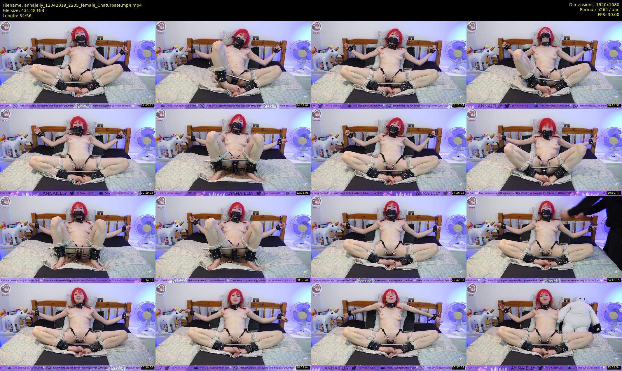 annajelly — 35 minute Chaturbate couple cam show recording, 1080p, Apr 12, 2019
