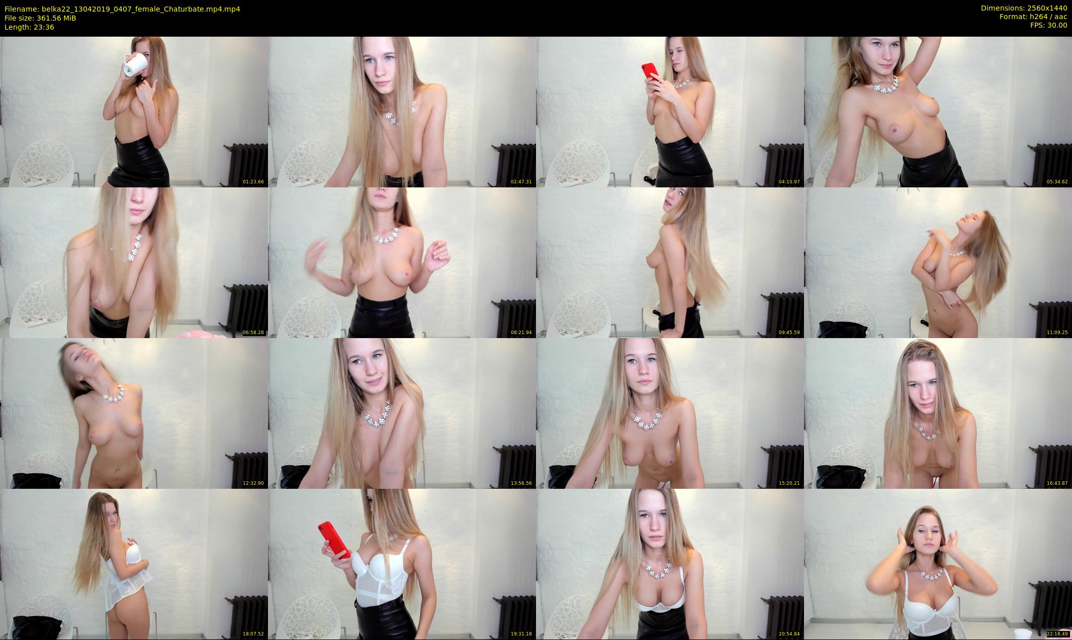belka22 — 24 minute Chaturbate female cam show recording, 1080p, Apr 13, 2019
