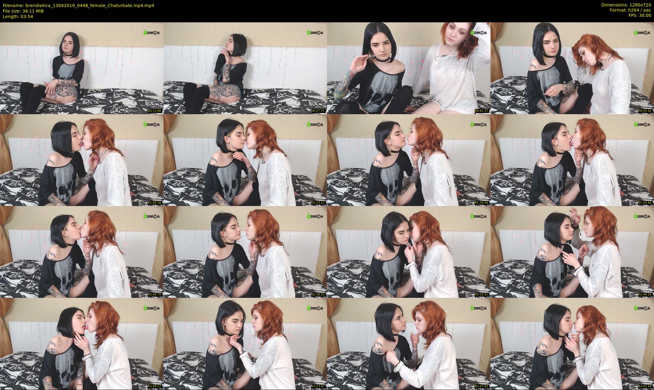 brendiekira — 4 minute Chaturbate couple cam show recording, 720p, Apr 13, 2019