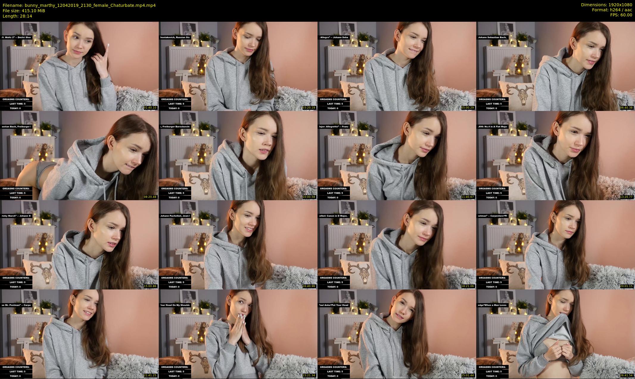bunny_marthy — 29 minute Chaturbate female cam show recording, 1080p, Apr 12, 2019