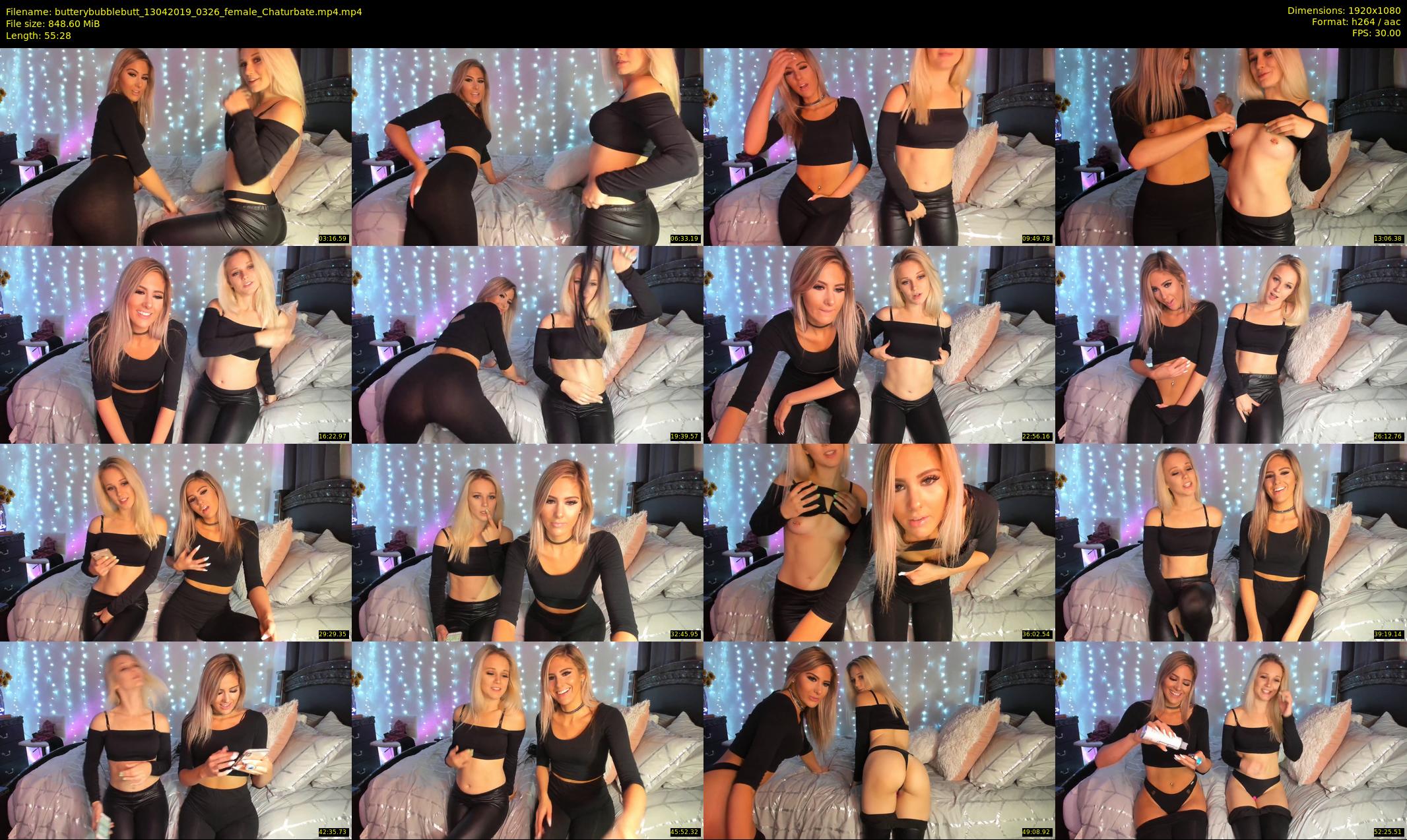 butterybubblebutt — 56 minute Chaturbate couple cam show recording, 1080p, Apr 13, 2019