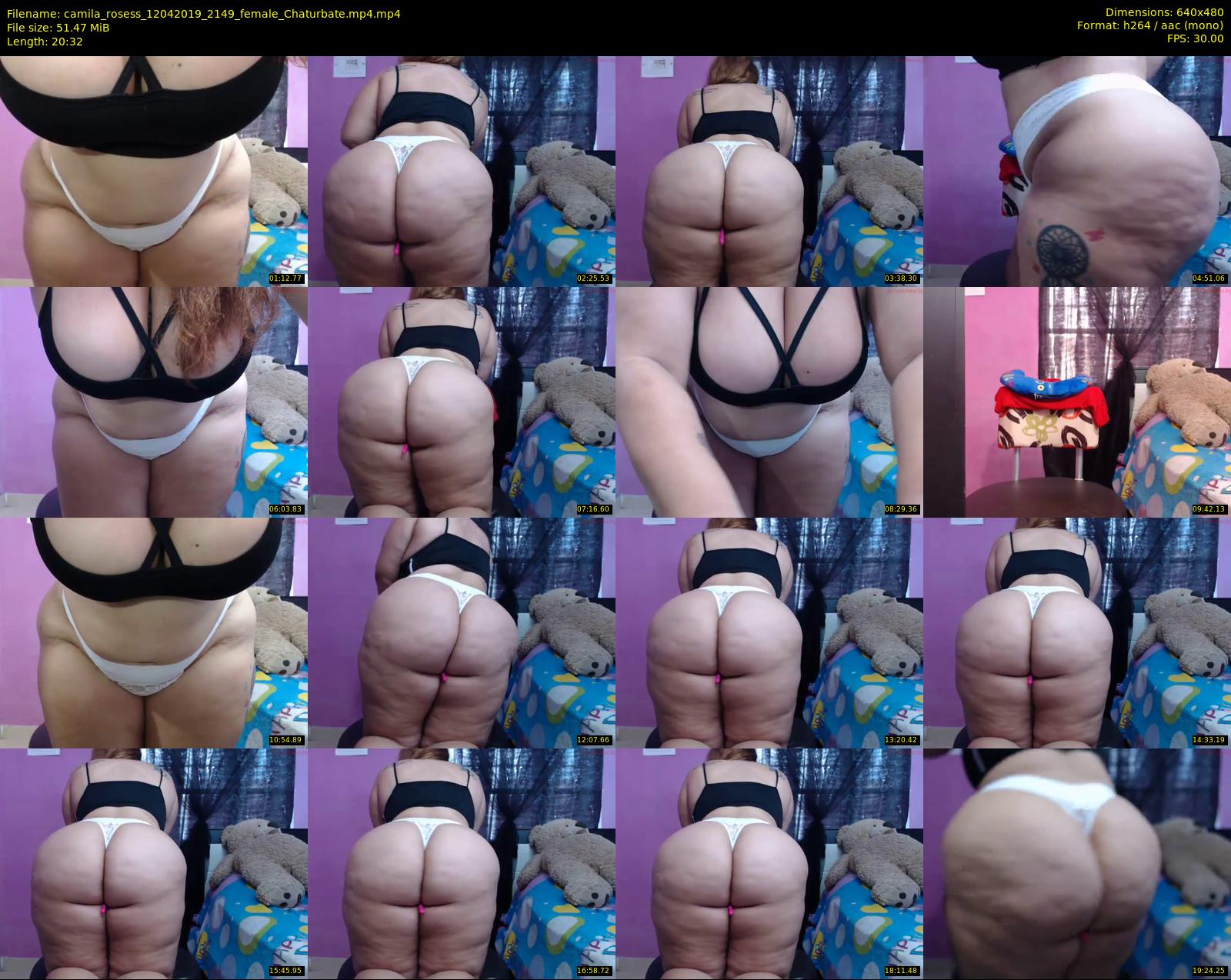 camila_rosess — 21 minute Chaturbate female cam show recording, 480p, Apr 12, 2019