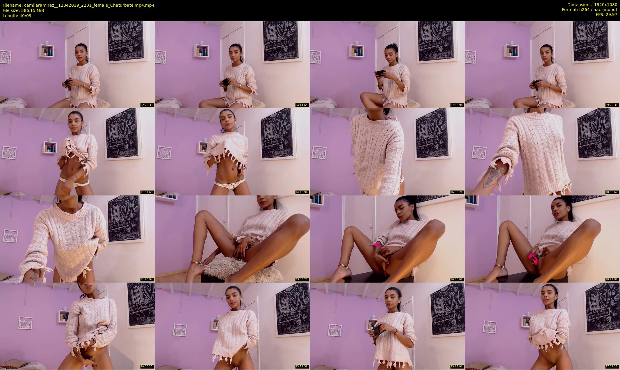camilaramirez_ — 41 minute Chaturbate female cam show recording, 1080p, Apr 12, 2019
