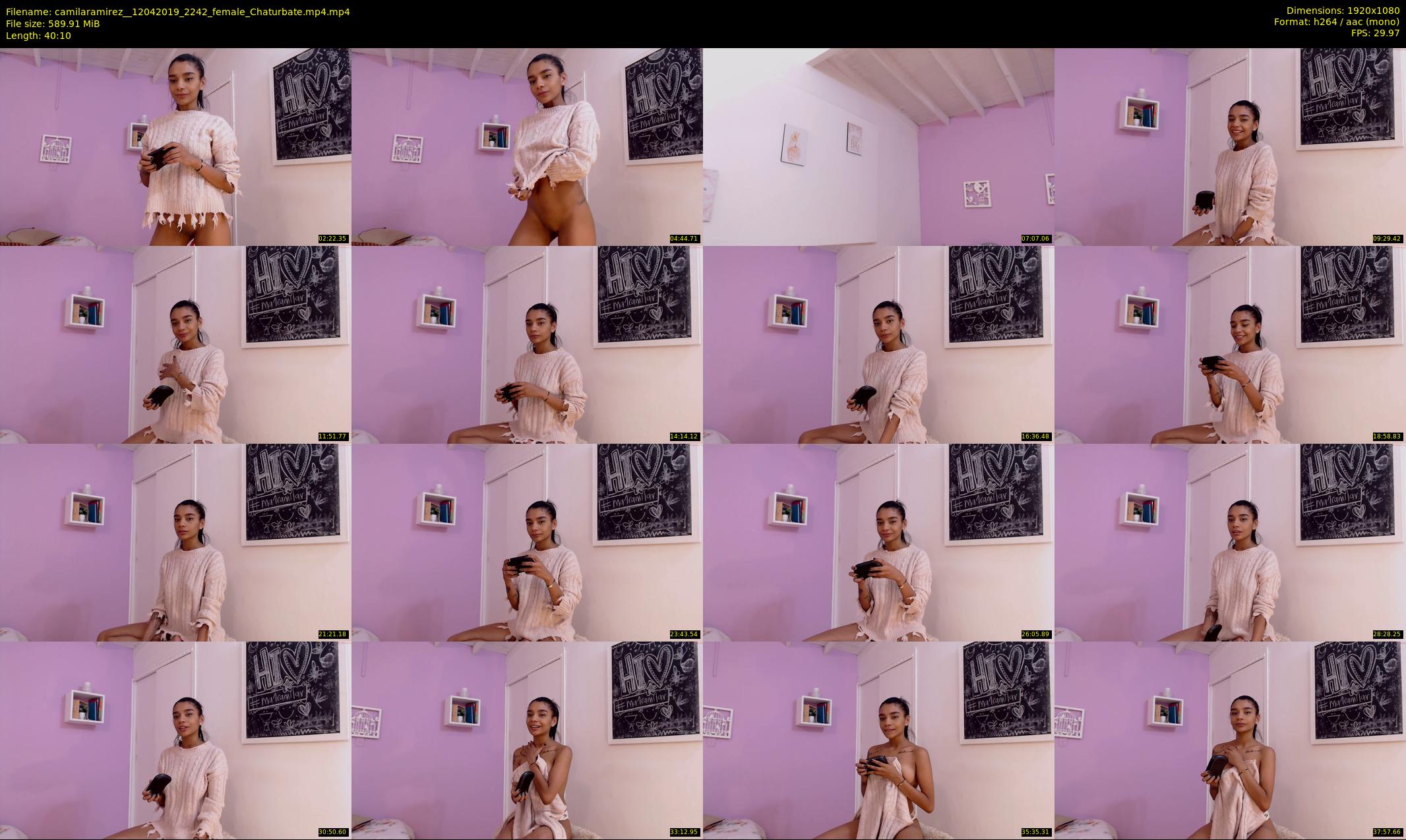 camilaramirez_ — 41 minute Chaturbate female cam show recording, 1080p, Apr 12, 2019
