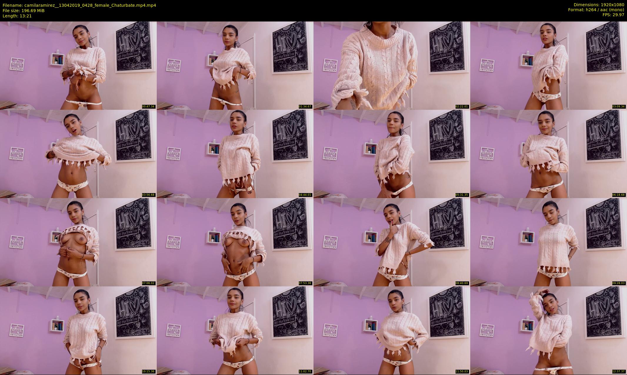 camilaramirez_ — 14 minute Chaturbate female cam show recording, 1080p, Apr 13, 2019
