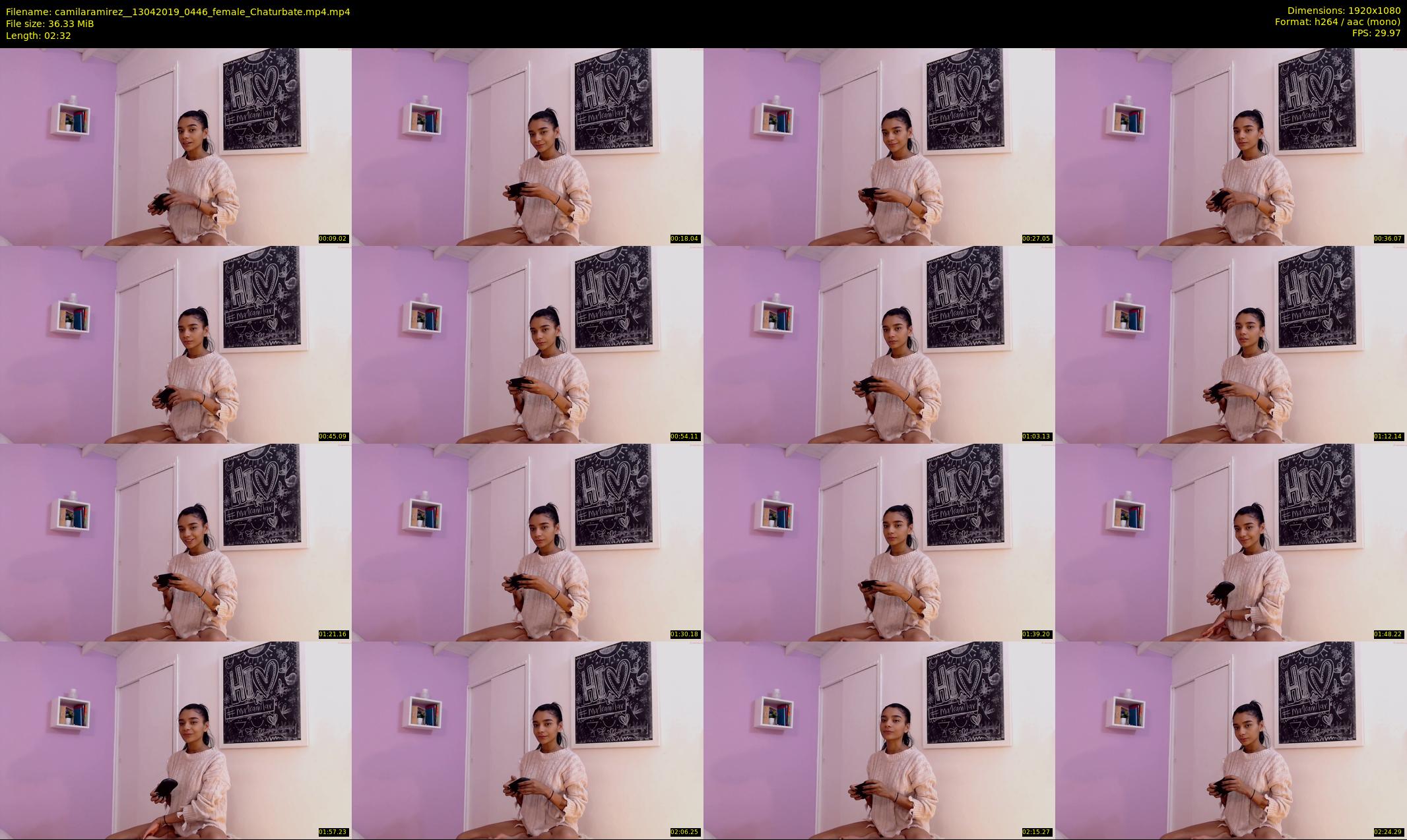 camilaramirez_ — 3 minute Chaturbate female cam show recording, 1080p, Apr 13, 2019