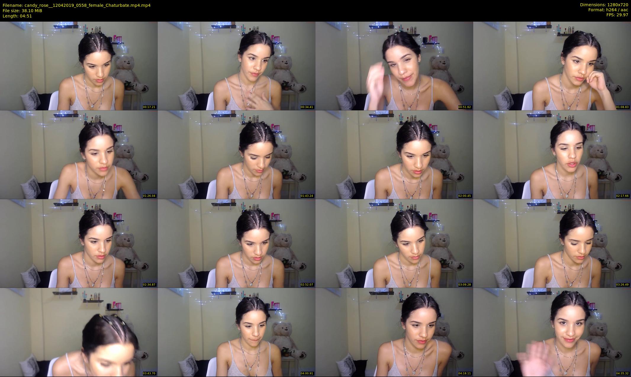 candy_rose_ — 5 minute Chaturbate female cam show recording, 720p, Apr 12, 2019