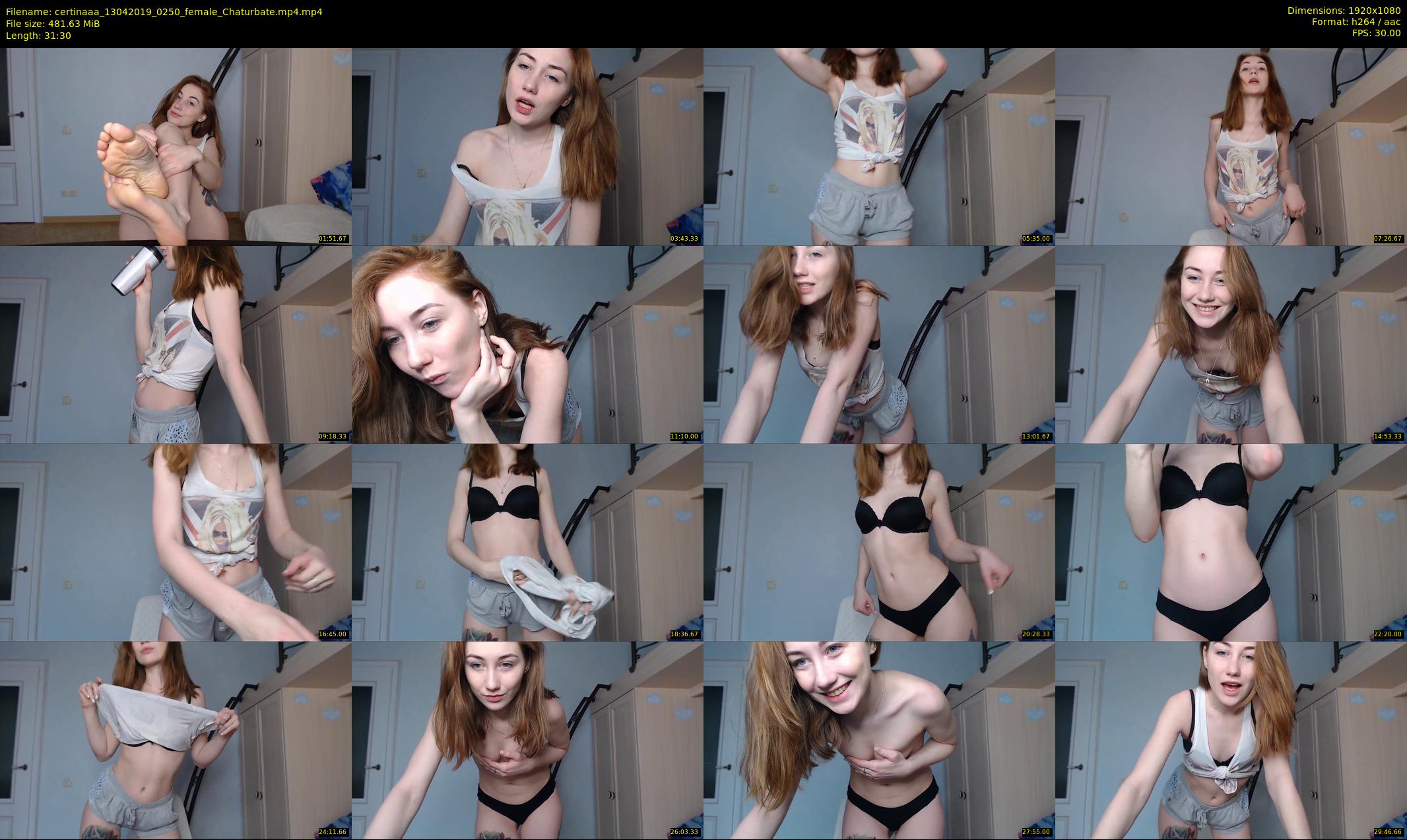 certinaaa — 32 minute Chaturbate female cam show recording, 1080p, Apr 13, 2019