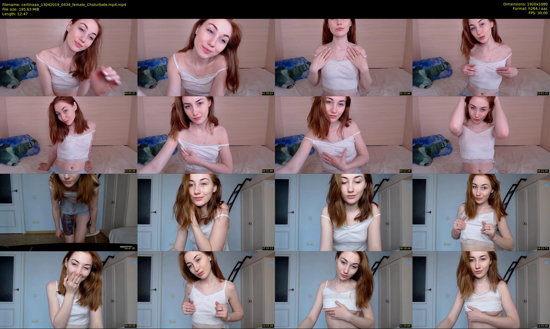 certinaaa — 13 minute Chaturbate female cam show recording, 1080p, Apr 13, 2019