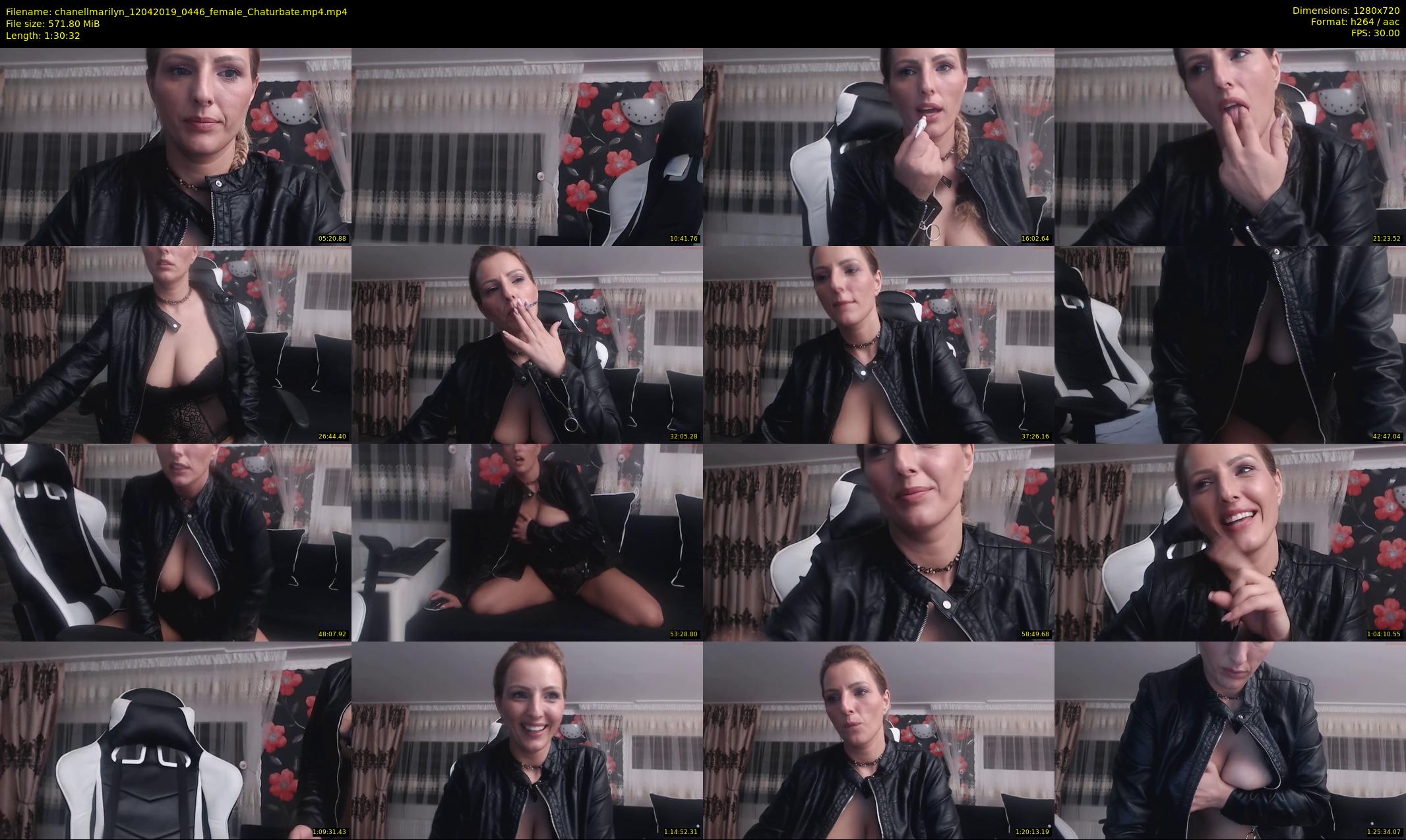chanellmarilyn — 91 minute Chaturbate female cam show recording, 720p, Apr 12, 2019