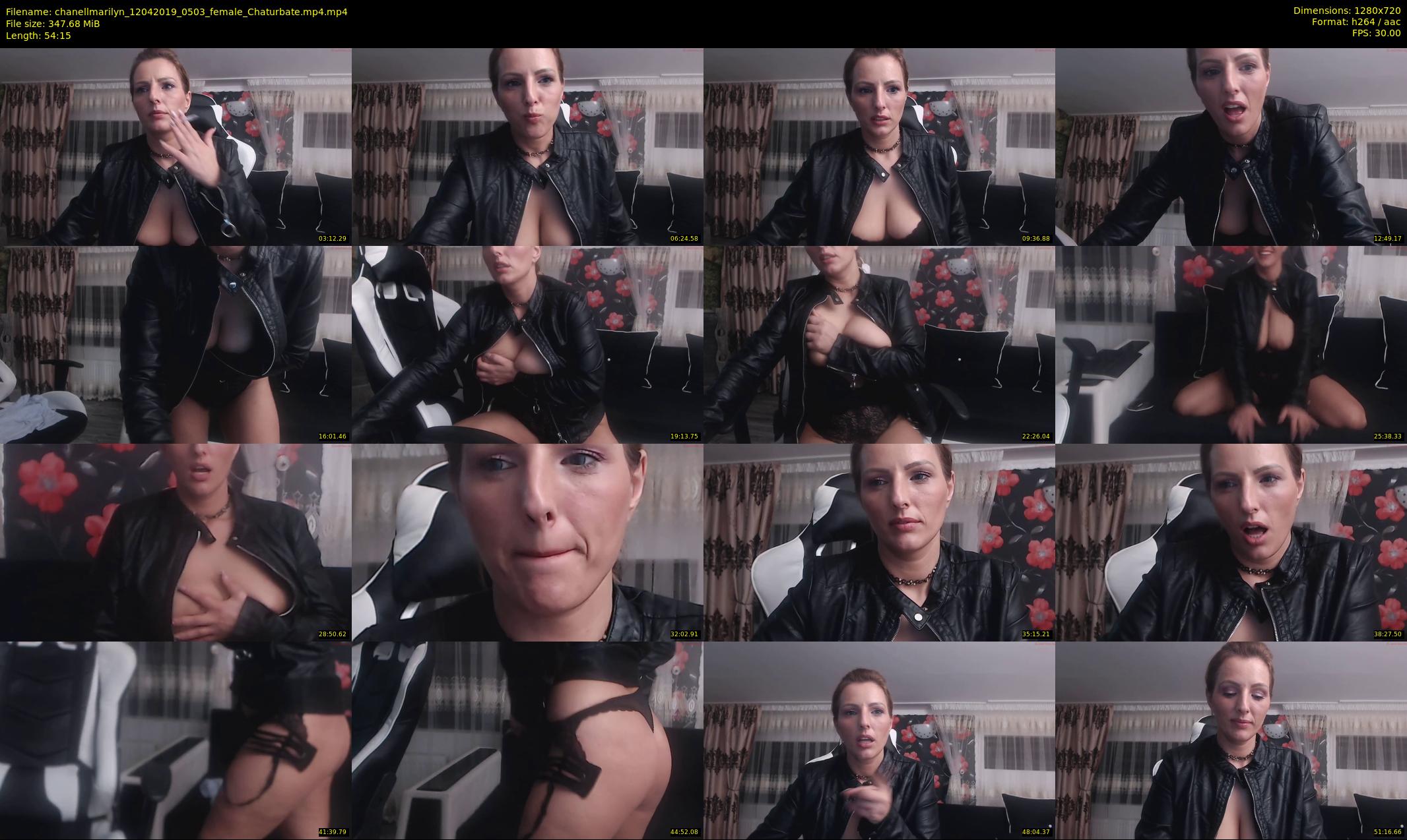 chanellmarilyn — 55 minute Chaturbate female cam show recording, 720p, Apr 12, 2019