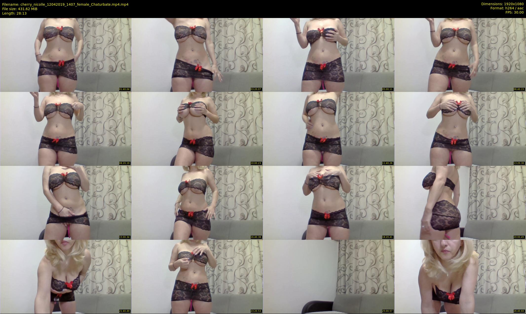 cherry_nicolle — 29 minute Chaturbate female cam show recording, 1080p, Apr 12, 2019
