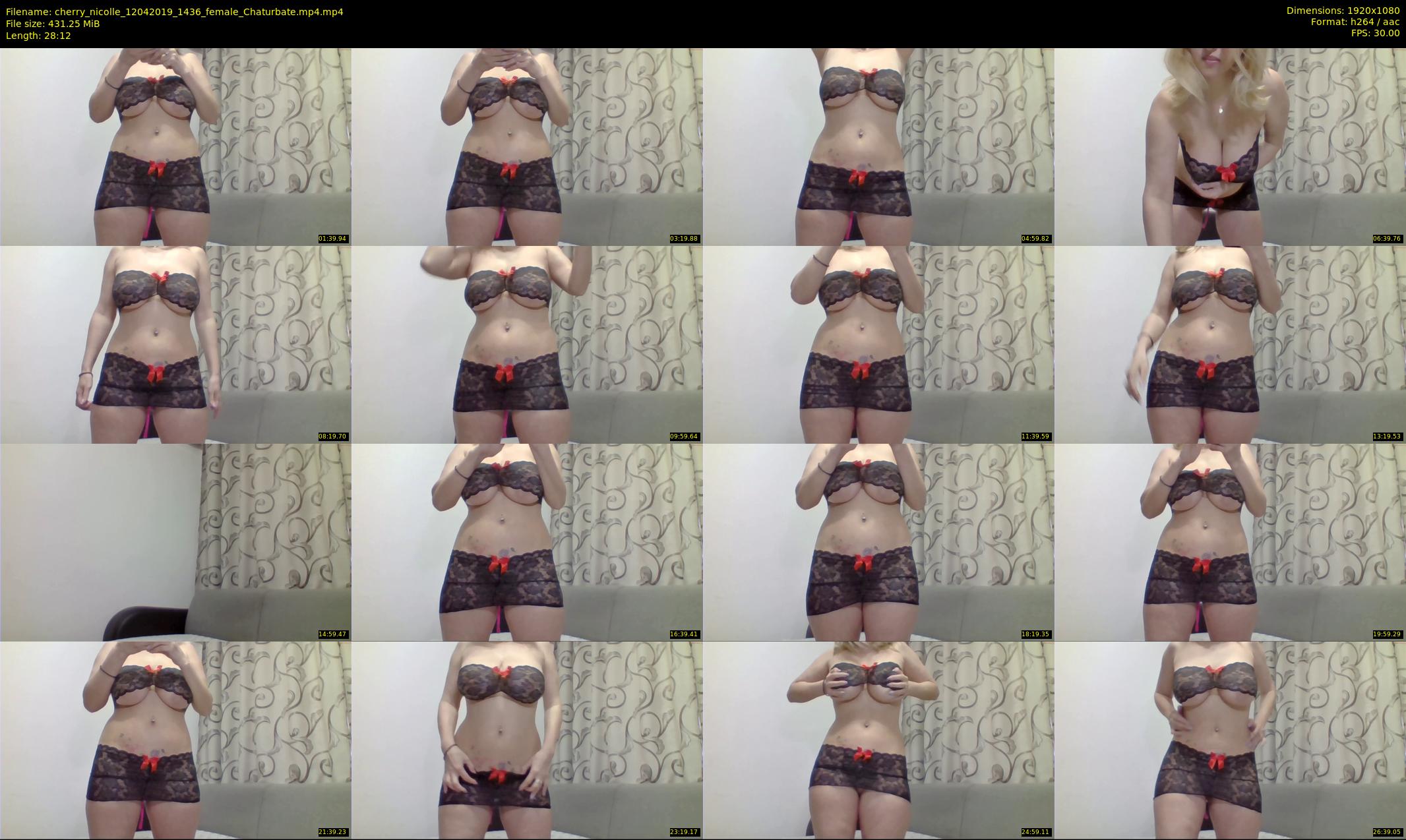 cherry_nicolle — 29 minute Chaturbate female cam show recording, 1080p, Apr 12, 2019