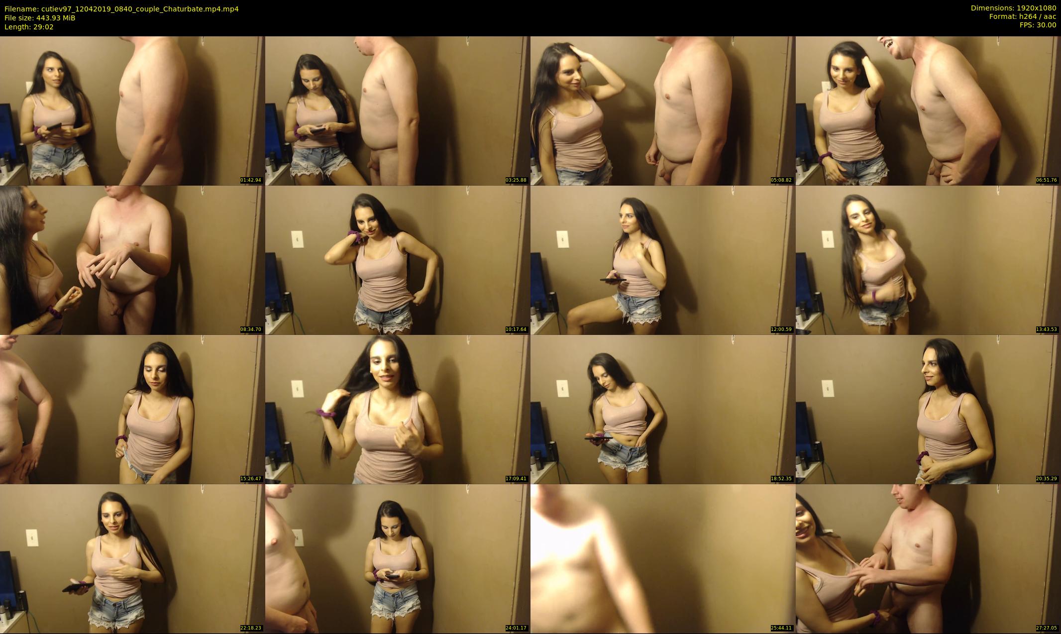 cutiev97 — 30 minute Chaturbate couple cam show recording, 1080p, Apr 12, 2019