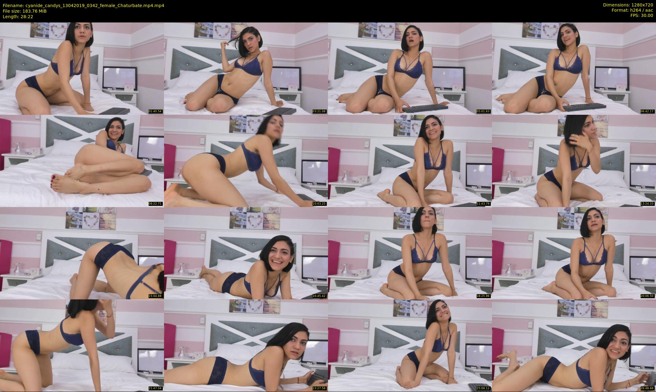 cyanide_candys — 29 minute Chaturbate female cam show recording, 720p, Apr 13, 2019